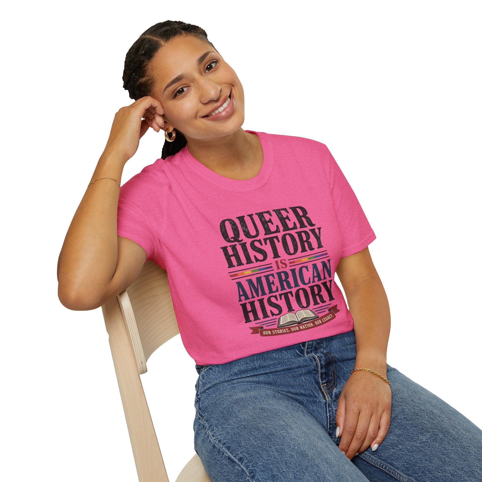 Queer History Is American — Graphic T-Shirt