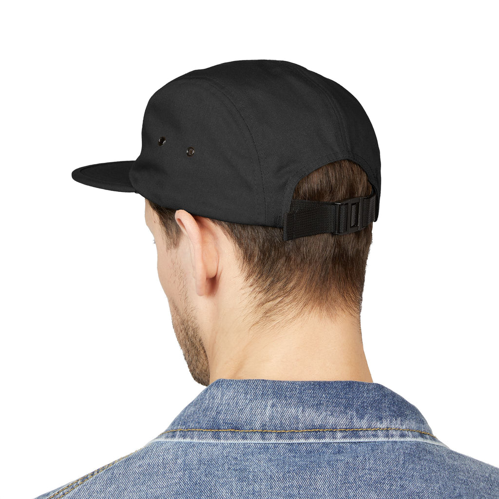 BTTF - Black Trans Travel Fund Embroidered Five-Panel Flat Rim Cap