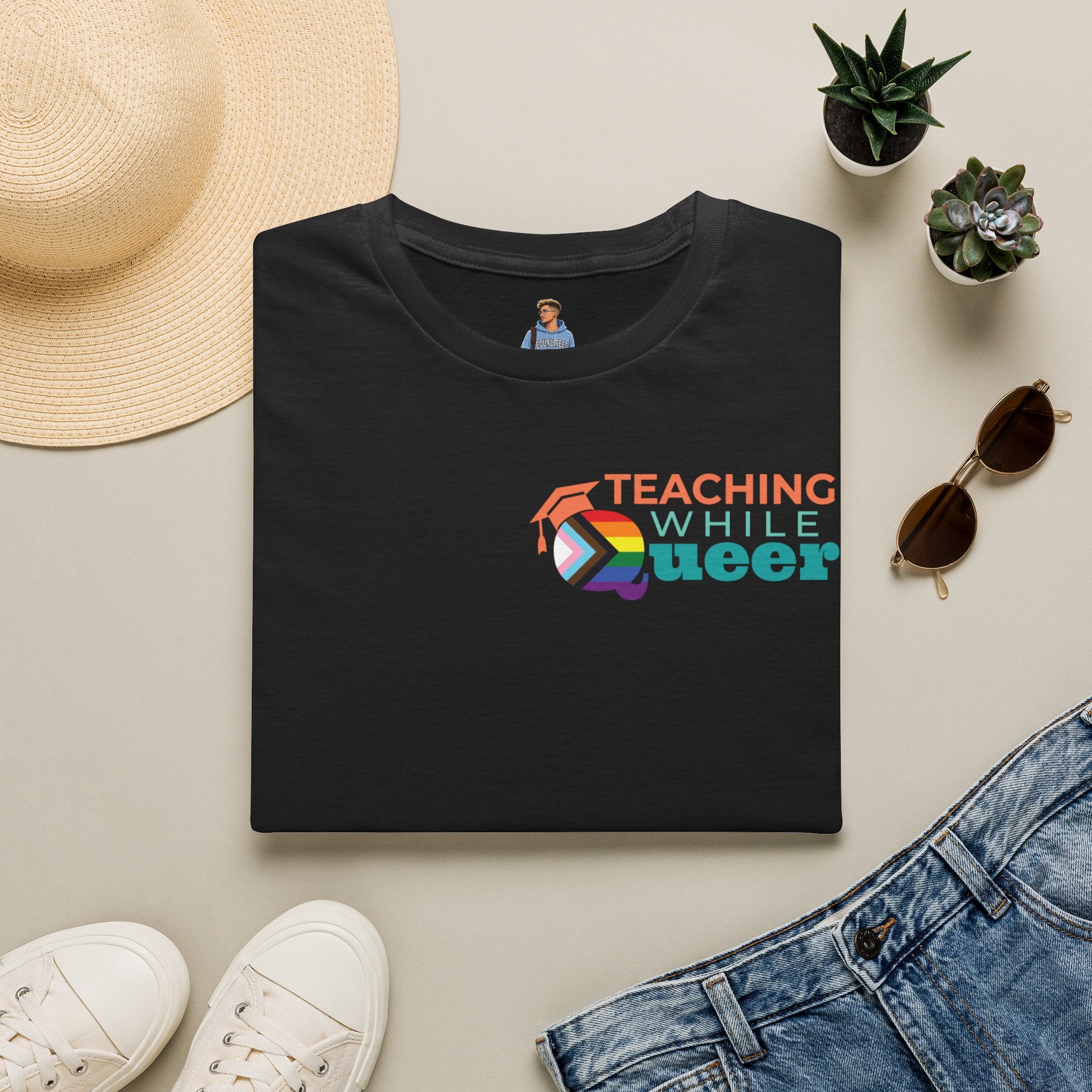 TWQ - Teaching While Queer Unisex Softstyle Logo T-shirt