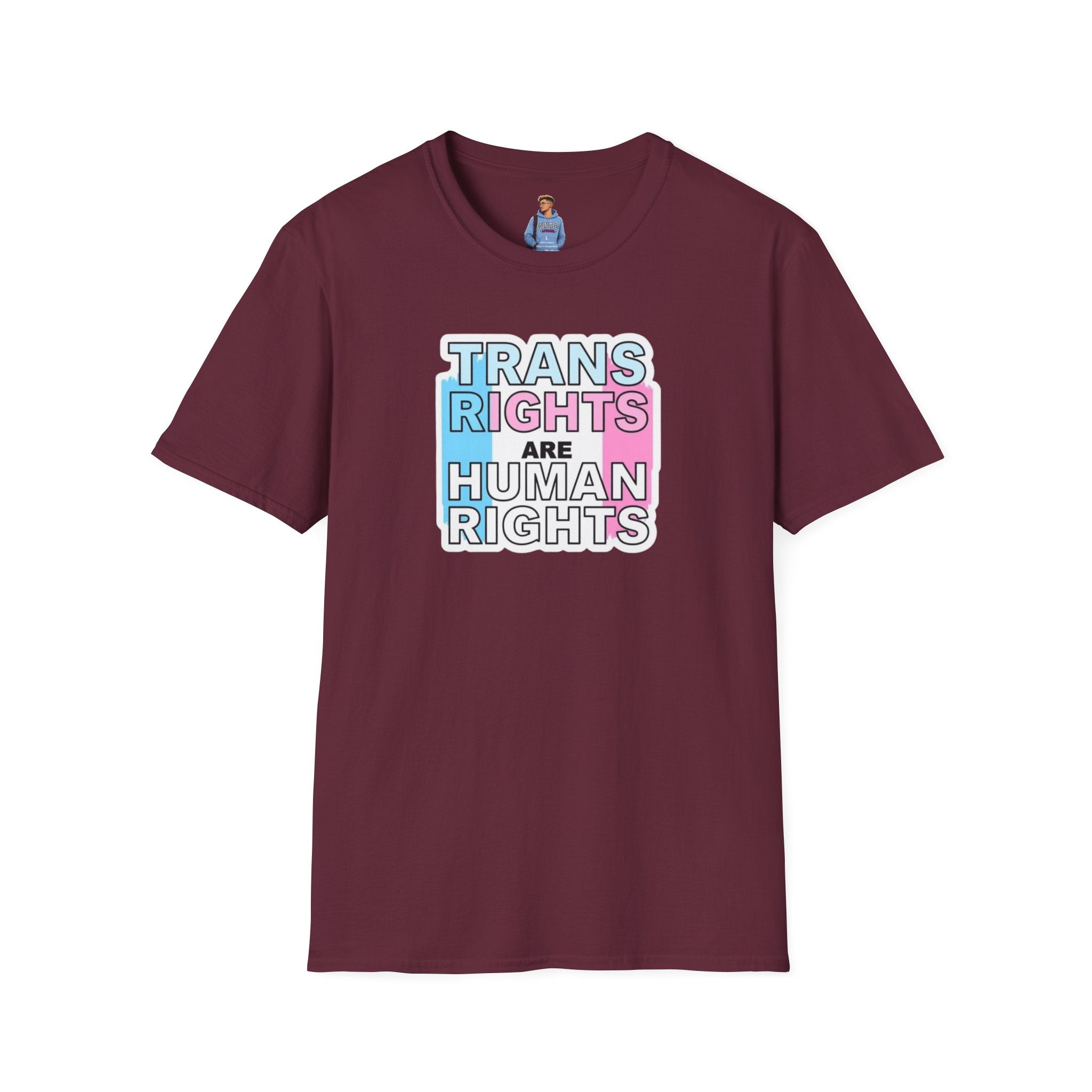 Trans Rights Unisex Softstyle T-Shirt - Support Equality & Trans Rights