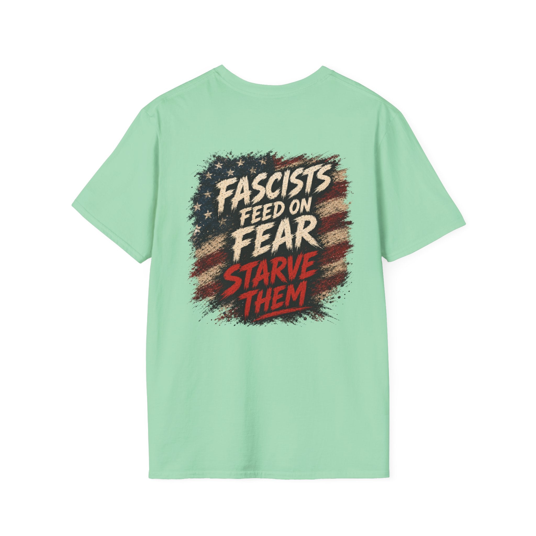 Patriots Don’t Stand For This T-Shirt — Statue of Liberty & Distressed Flag Graphic