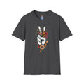 Camiseta unisex de estilo suave Grow Peace: inspiración boho, perfecta para festivales y uso diario