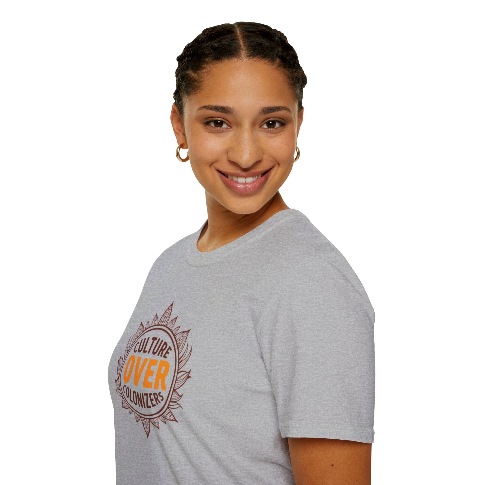 Culture Over Colonizers Unisex Softstyle T-Shirt