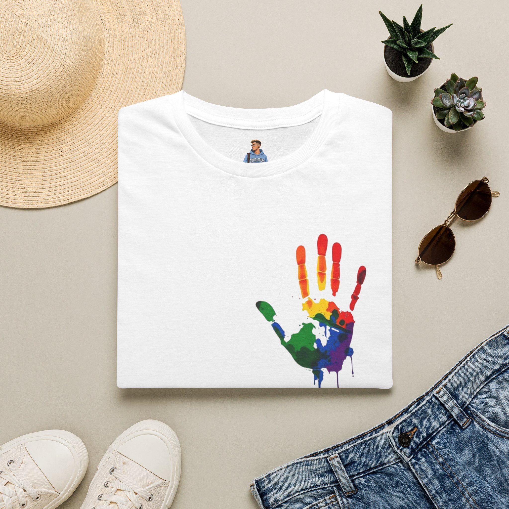 Rainbow Handprint T-Shirt