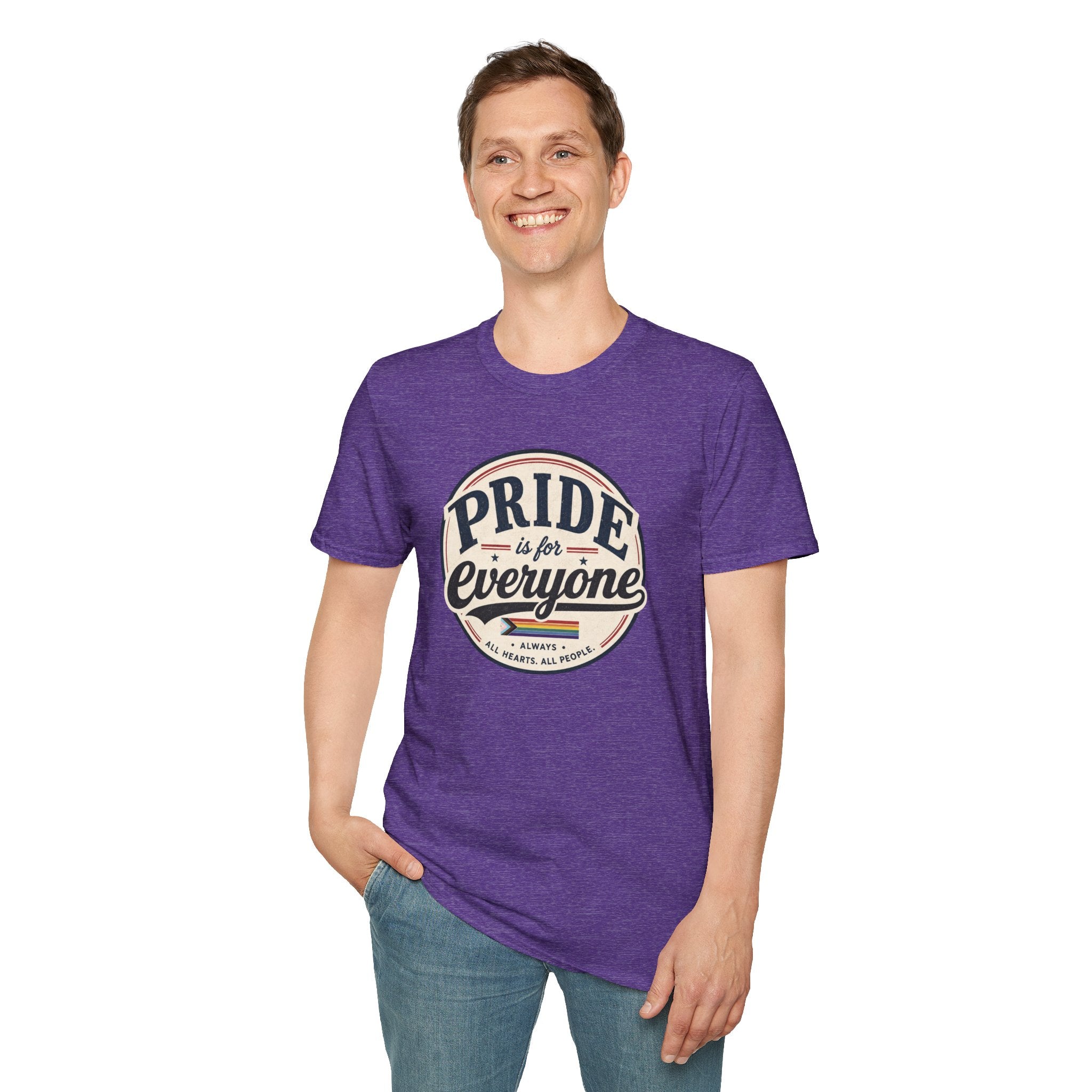 Pride Is for Everyone T-Shirt — Inclusive Retro Pride Tee