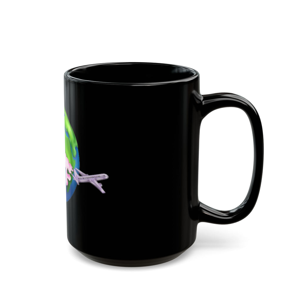BTTF - Black Trans Travel Fund Black Ceramic Mug 11oz/15oz