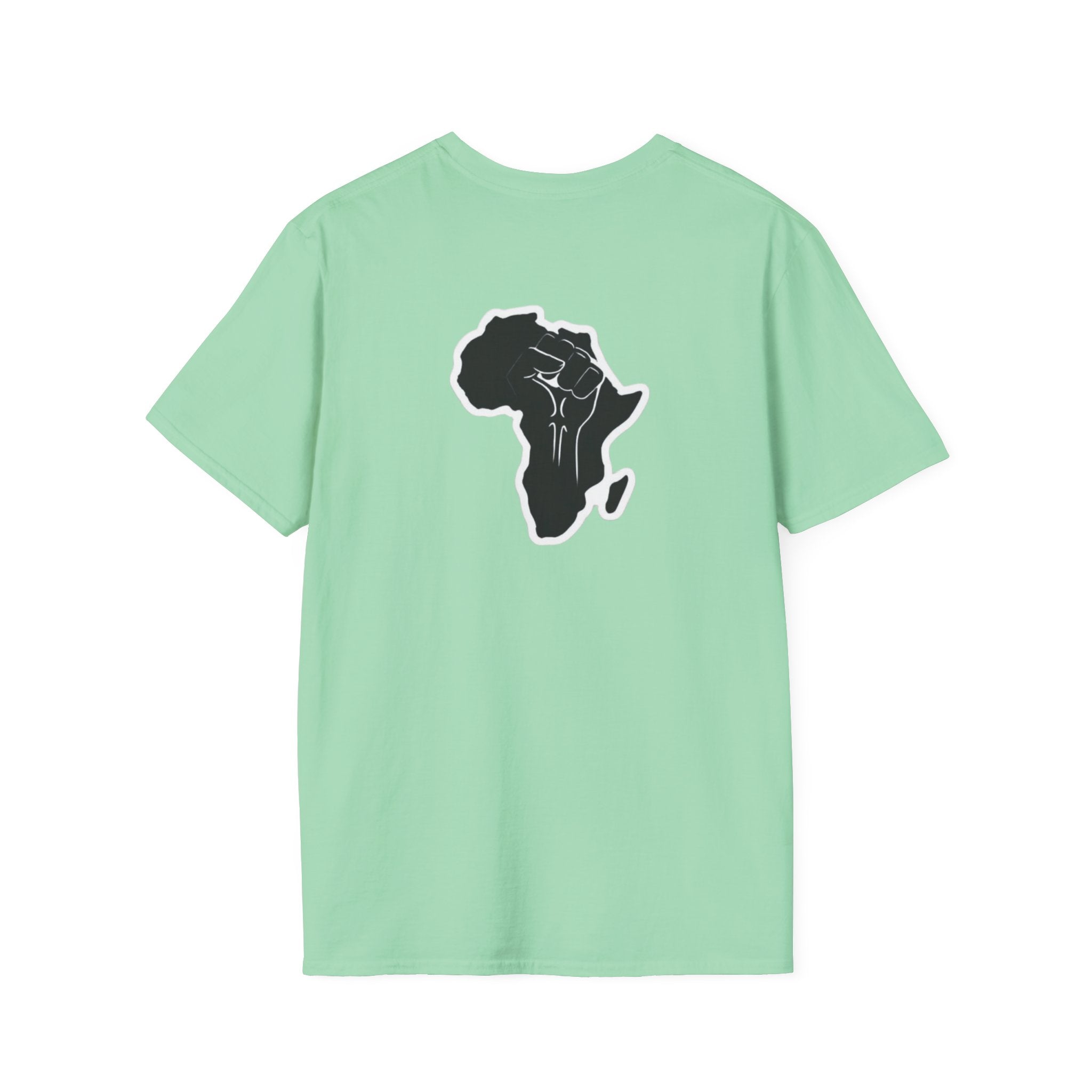 Camiseta unisex de estilo suave Unity and Heritage con corazón panafricano