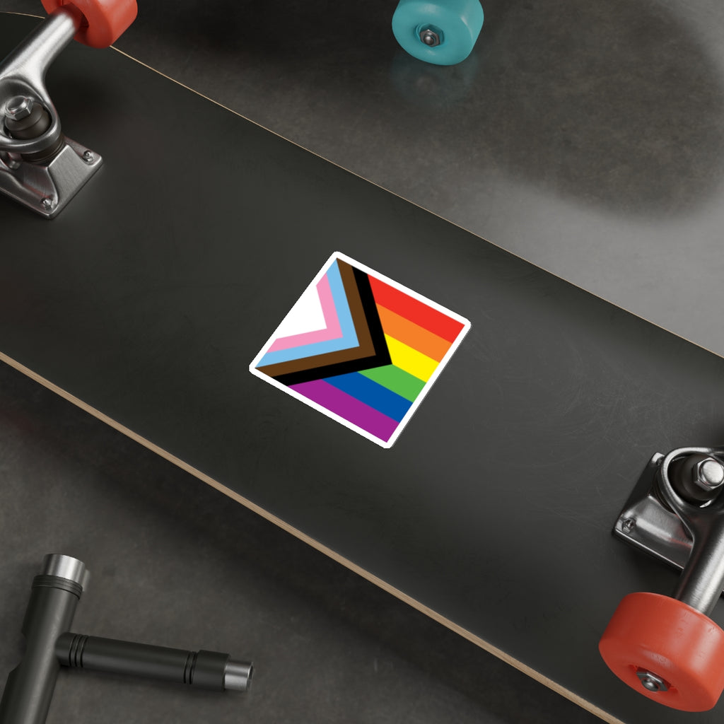 Die-Cut Stickers - Updated Pride Flag - EqualiTees.Me