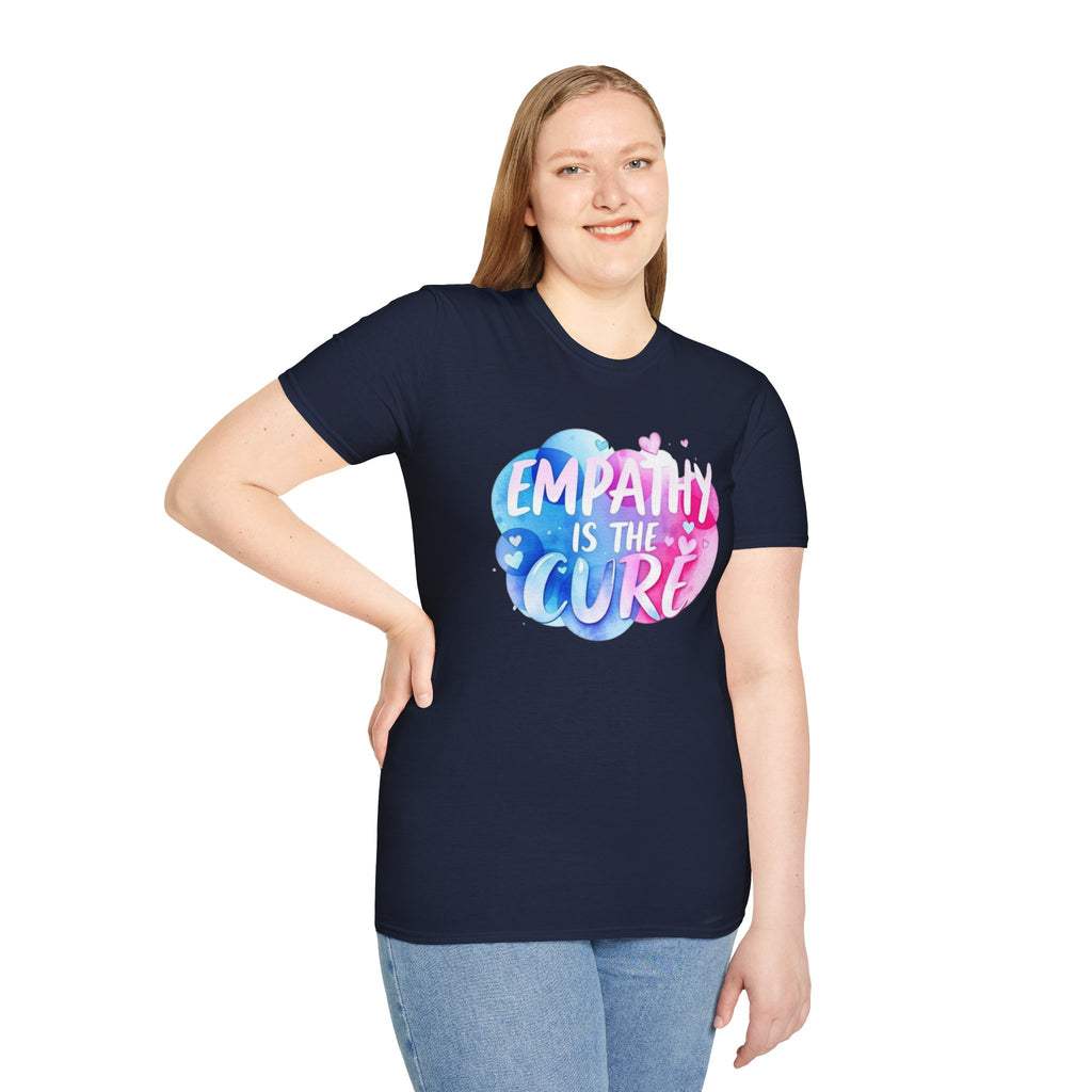 Empathy is the Cure Unisex Softstyle T-Shirt - Comfortable and Inspirational Tee for Everyday Wear