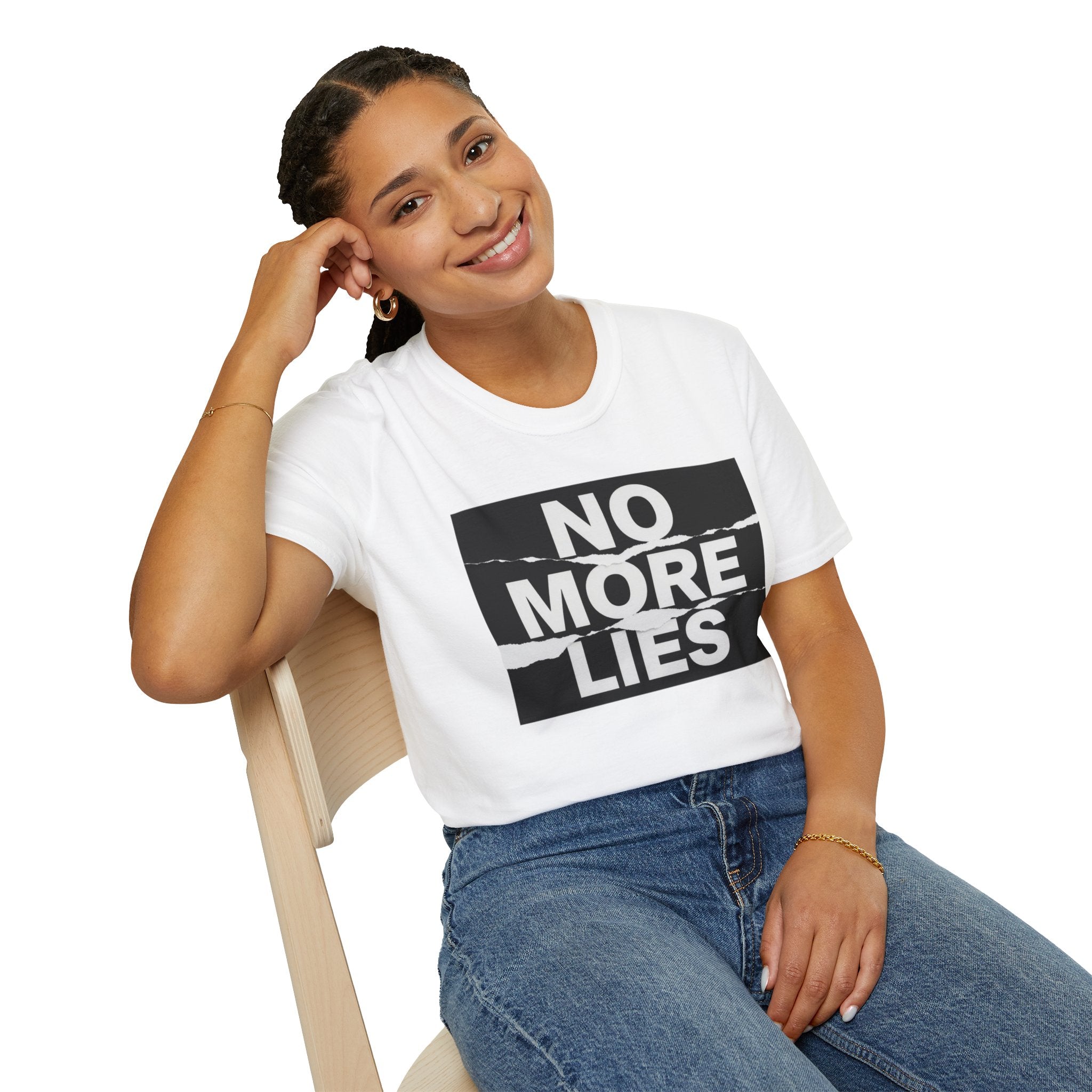 No More Lies T-Shirt — Bold Protest Graphic Tee