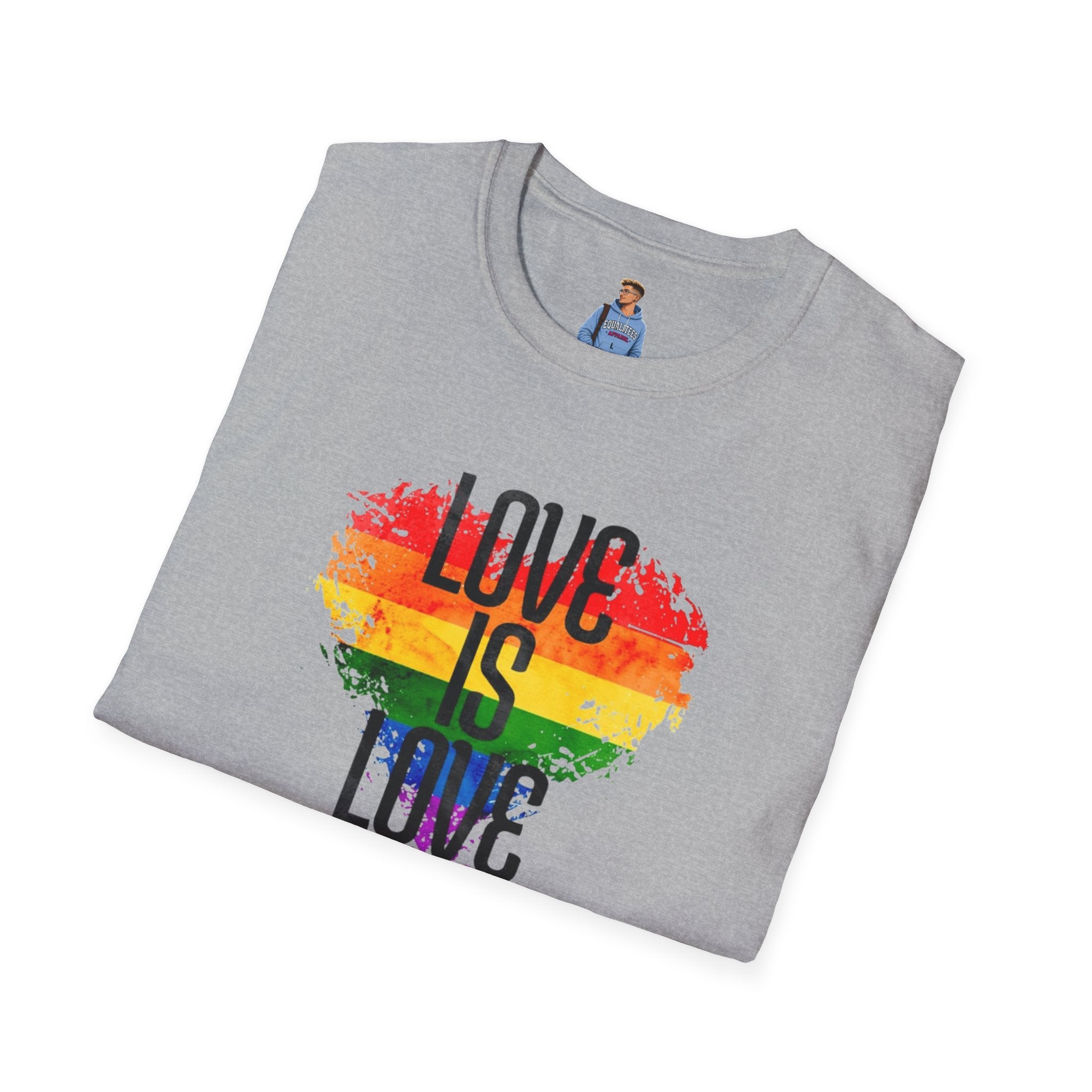 Pride Love Is Love Unisex Softstyle T-Shirt