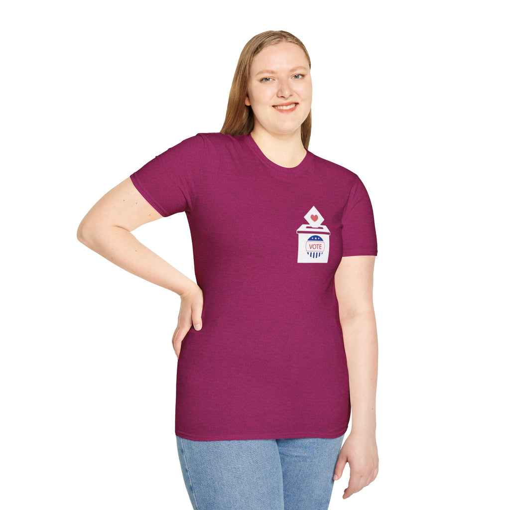 Vote with Your Heart Unisex Softstyle T-Shirt