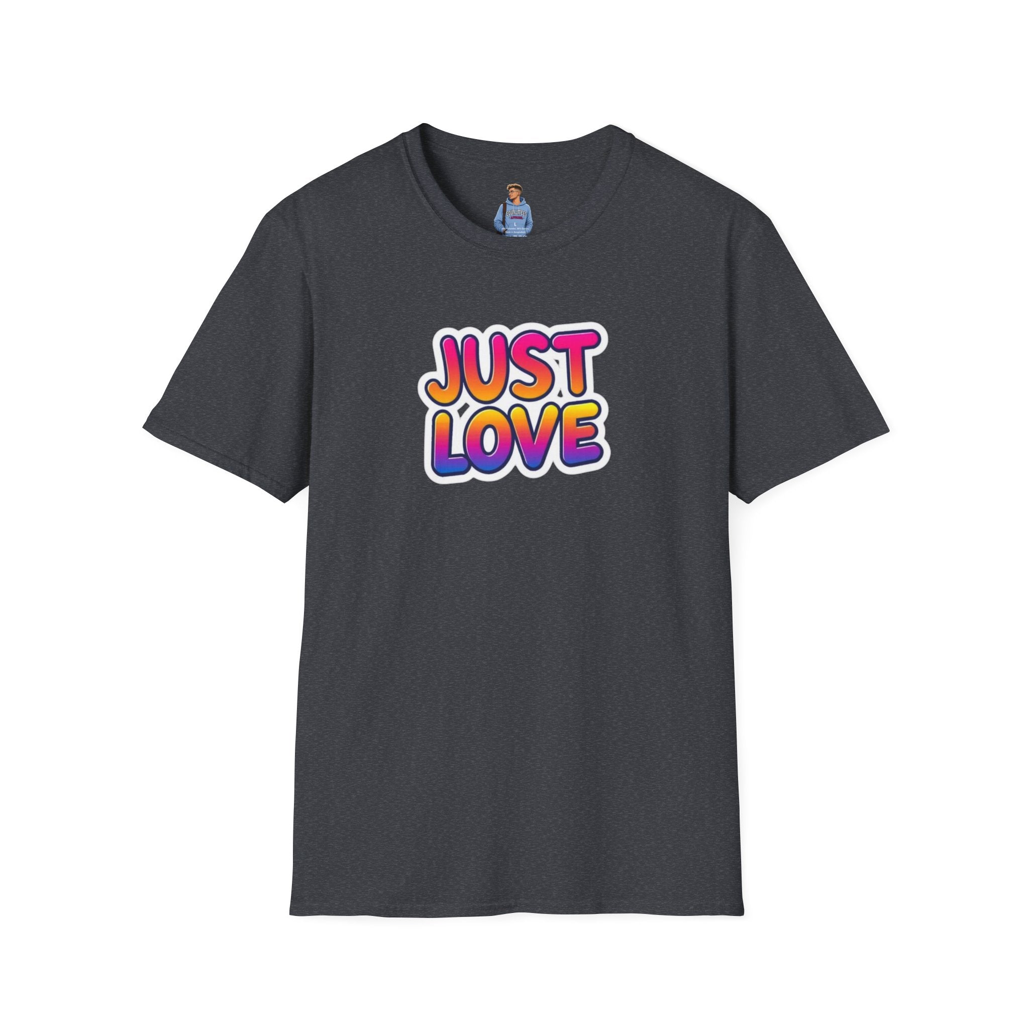Just Love Unisex Softstyle T-Shirt | Perfect for Pride, Anniversaries, and Everyday Wear