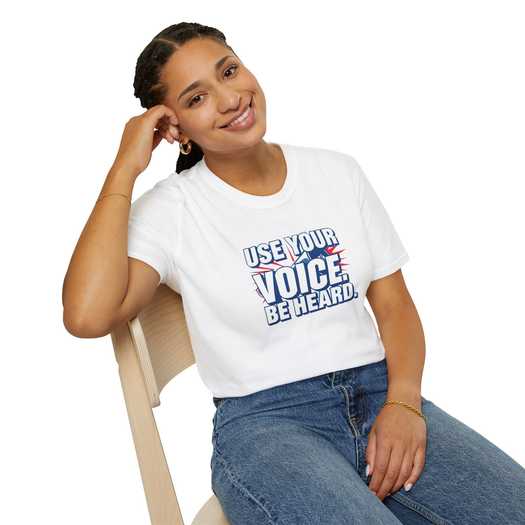 Camiseta de empoderamiento: usa tu voz y hazte escuchar