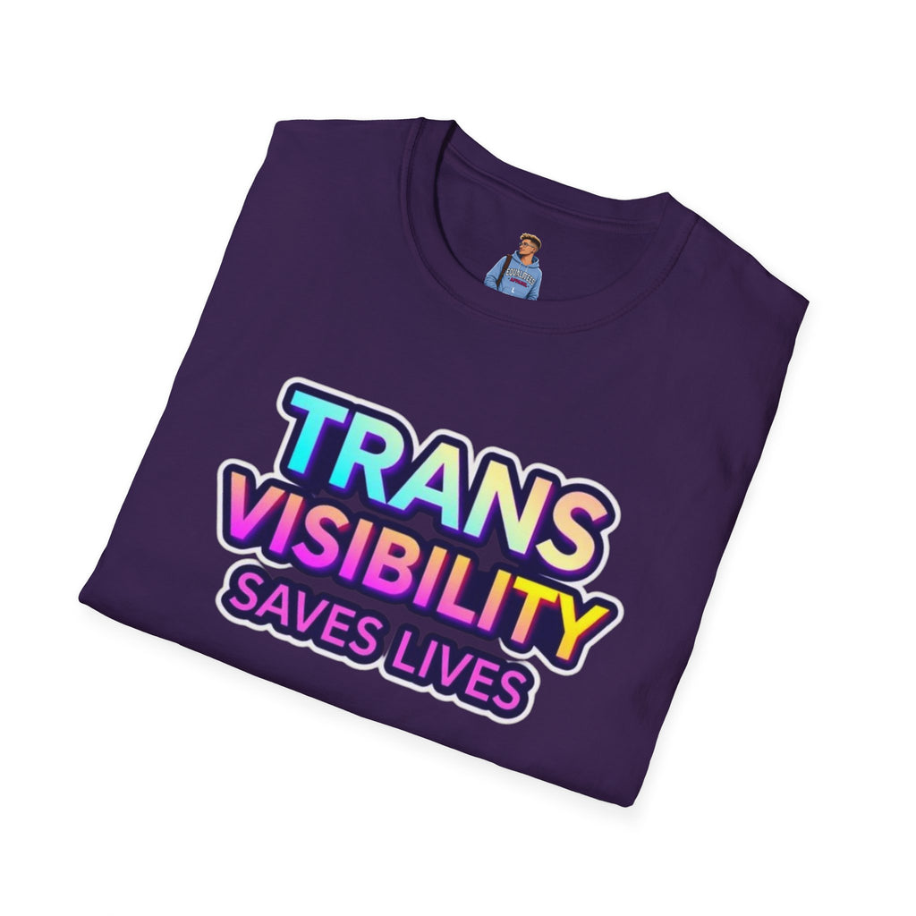 Trans Visibility Saves Lives Statement T-shirt