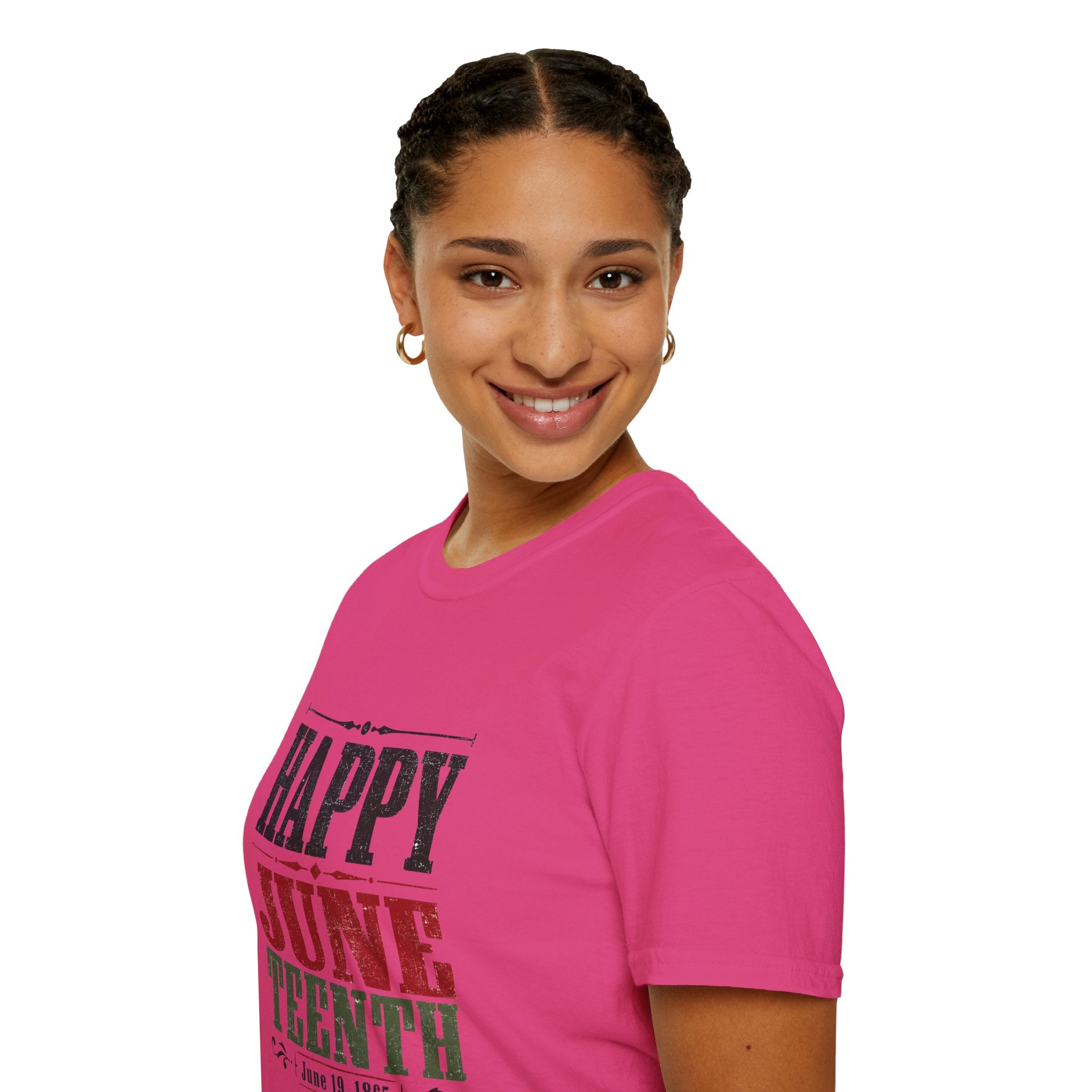 Juneteenth T-Shirt — "Happy Juneteenth" Celebration Tee