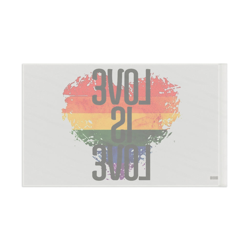 Love is Love Pride Flag - Aesthetic LGBTQ+ Banner for Celebration & Home Decor - EqualiTees.Me