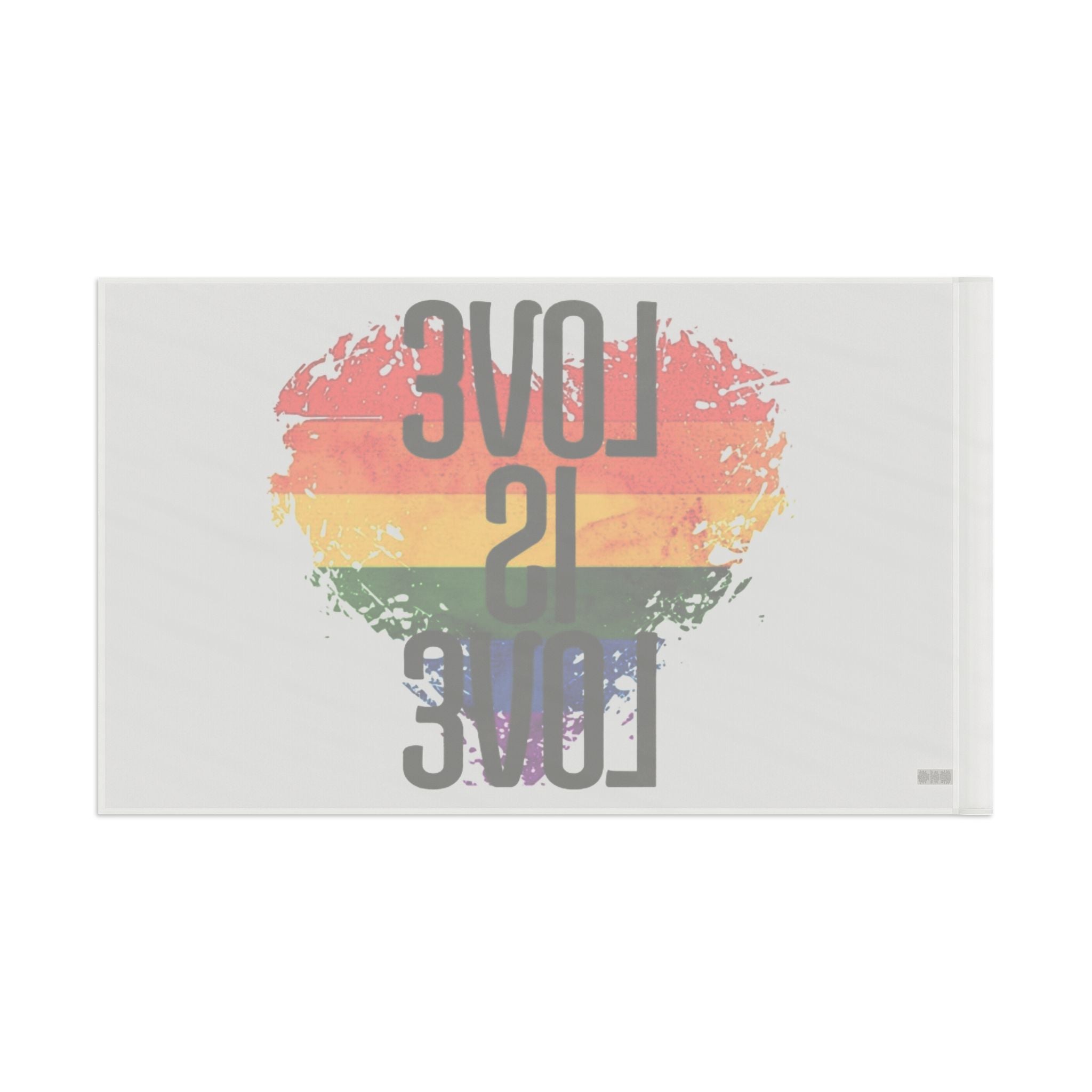 Love is Love Pride Flag - Aesthetic LGBTQ+ Banner for Celebration & Home Decor - EqualiTees.Me