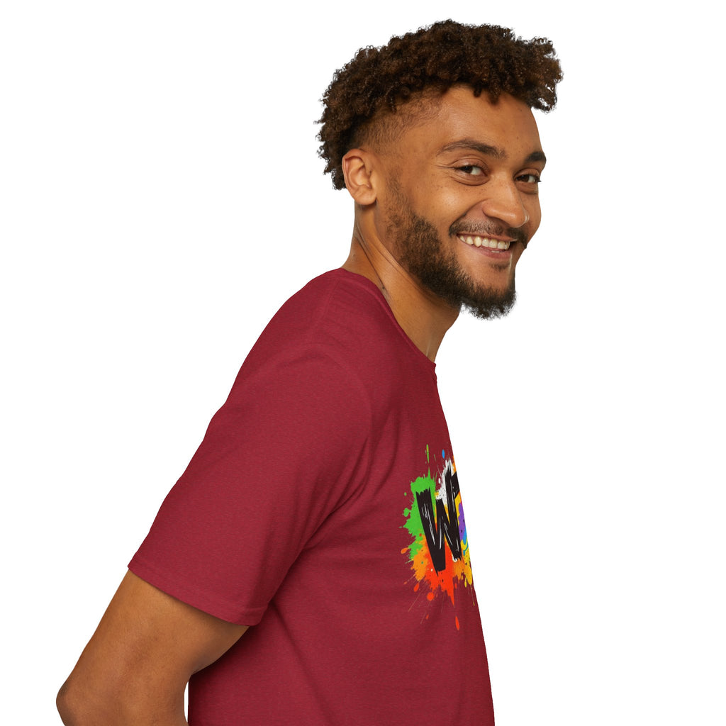 Bold Rainbow WTF Color Splash T-Shirt