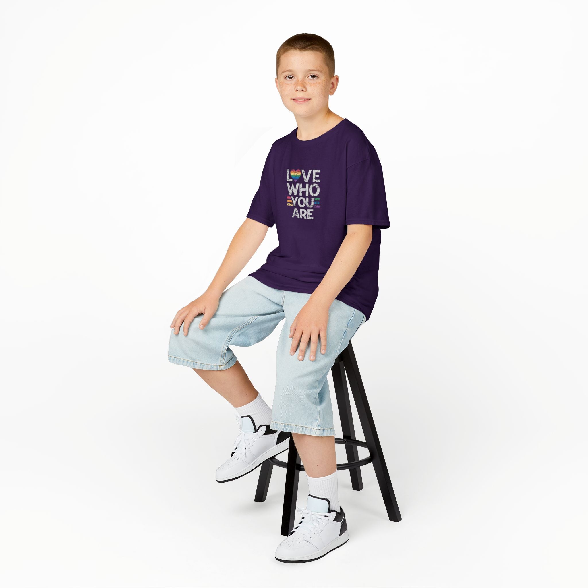 Love Who You Are Kids Heavy Cotton™ Tee - Pride Shirt for Children