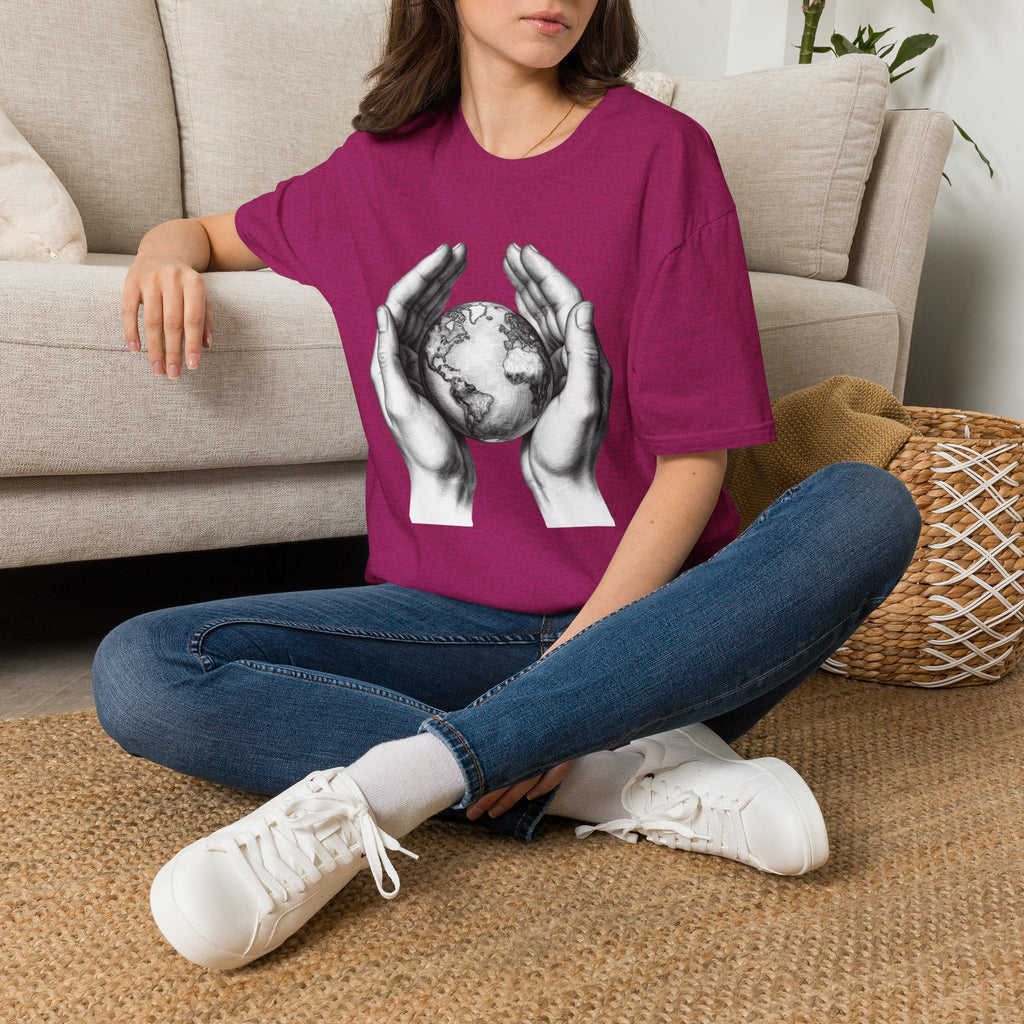 Earth in Your Hands T-Shirt — Protect the Planet Graphic Tee