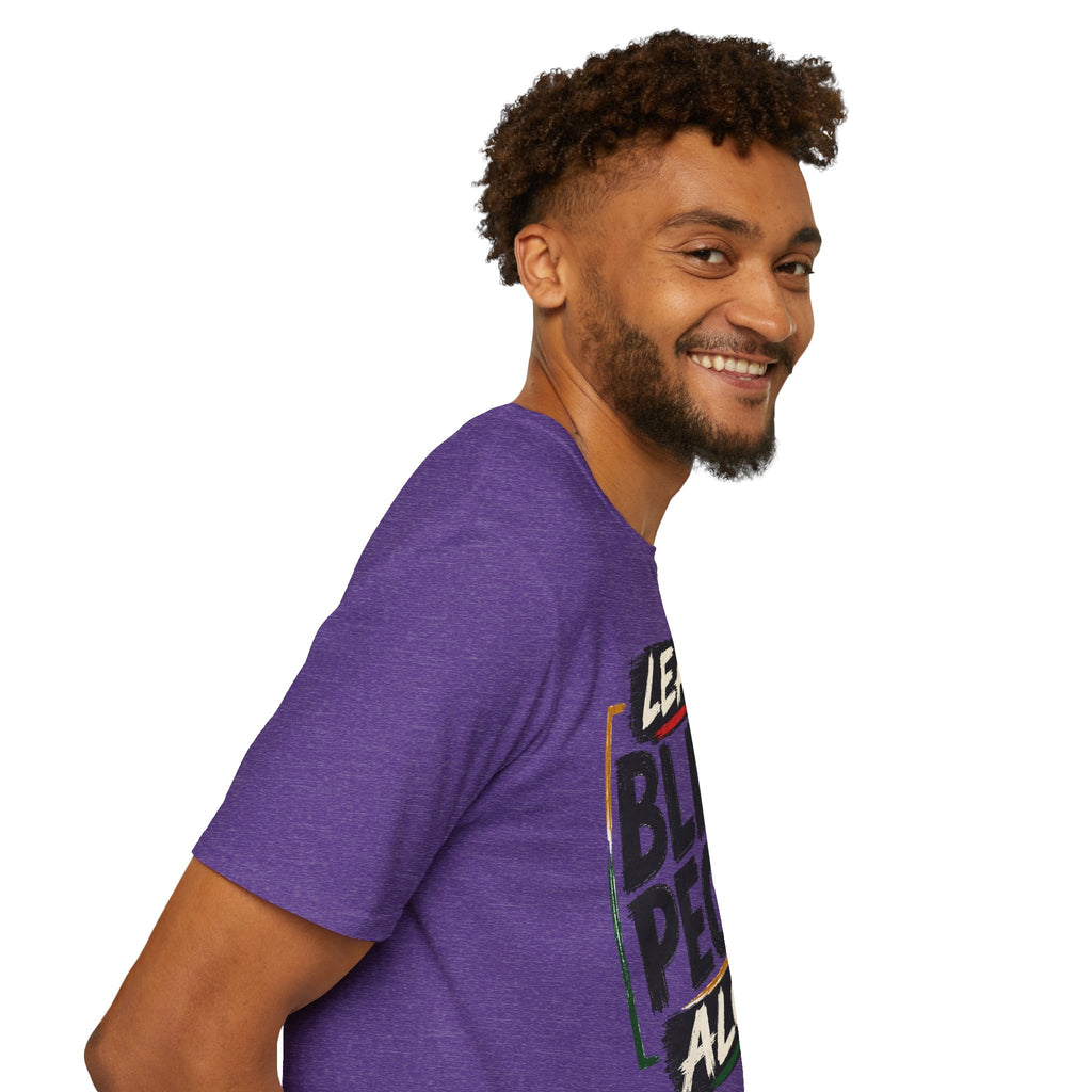 T-Shirt — "Leave Black People Alone" Social Justice Statement Tee