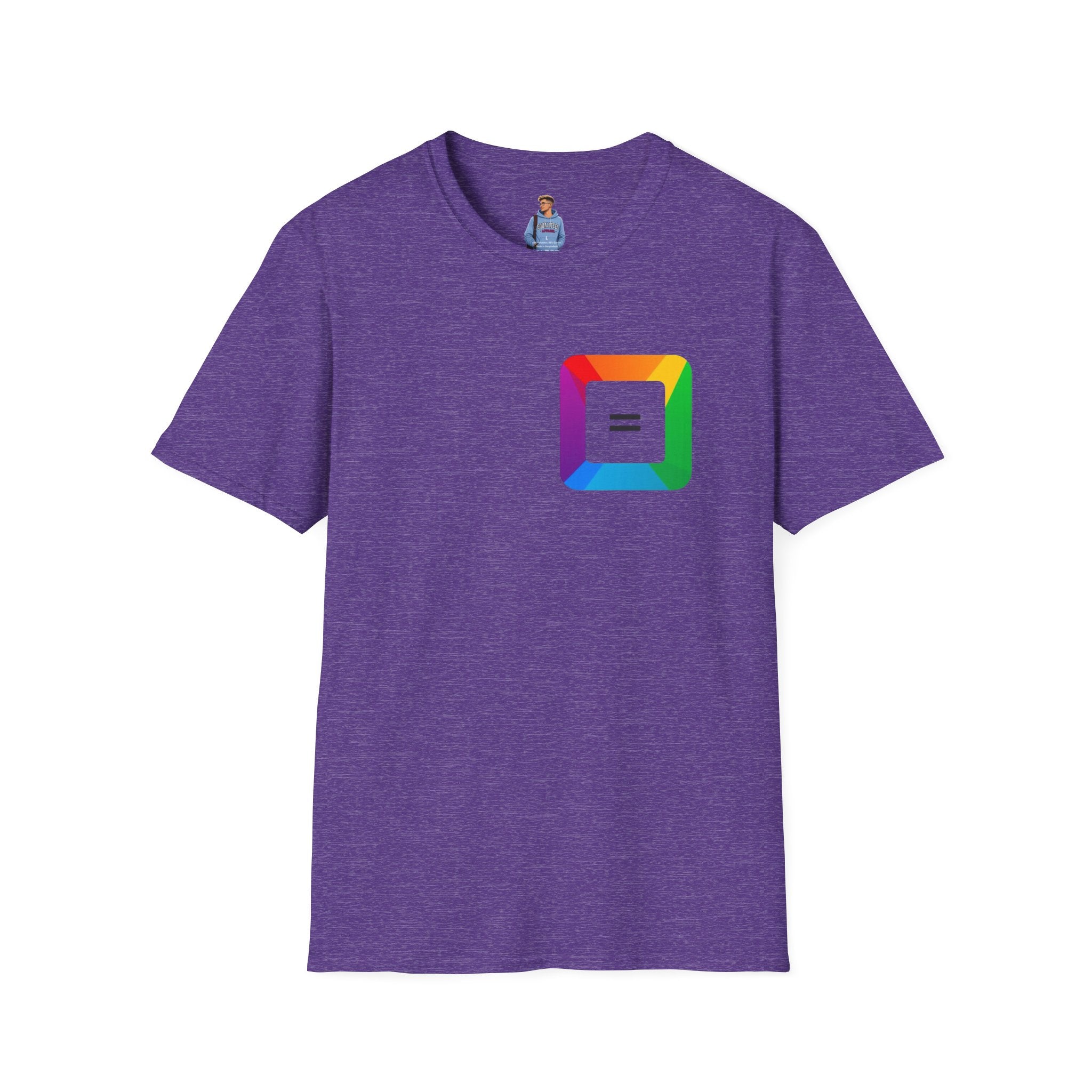 Pride-Theme Unisex Softstyle T-Shirt - "True freedom is Equality for ALL"
