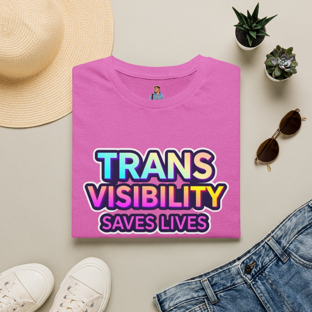 Trans Visibility Saves Lives Statement T-shirt
