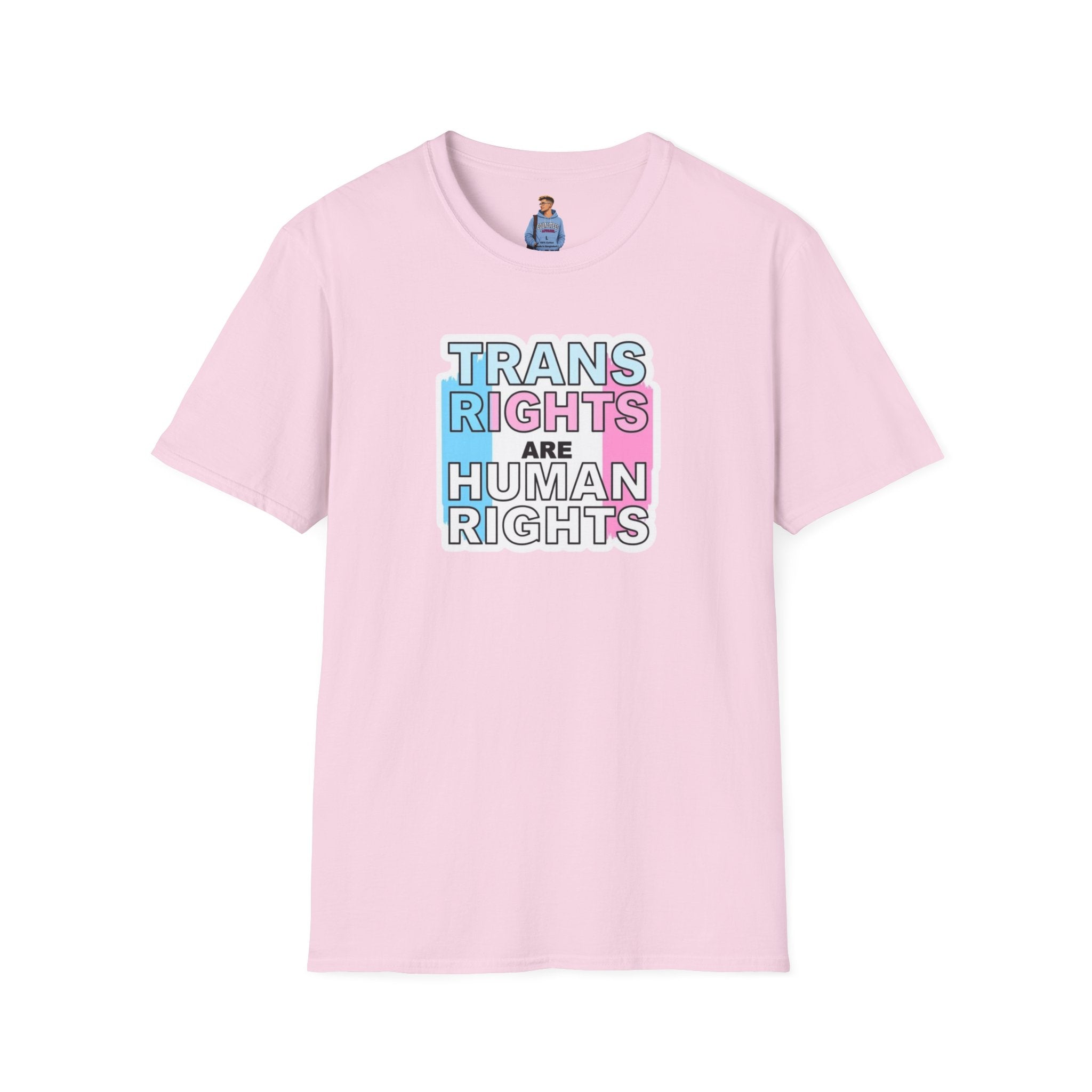 Trans Rights Unisex Softstyle T-Shirt - Support Equality & Trans Rights