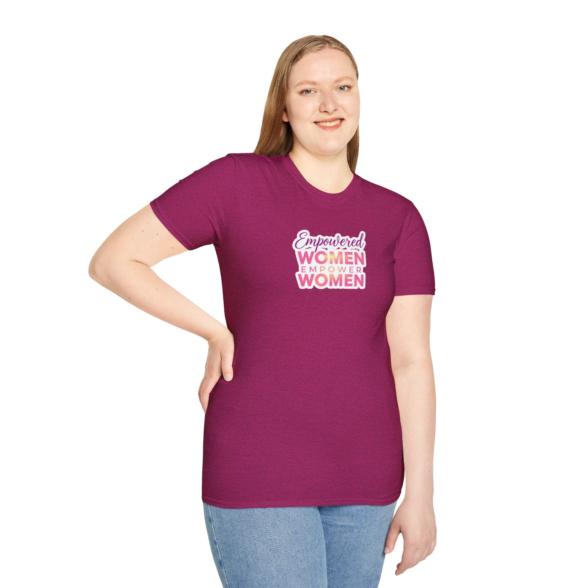 Empowered Women T-Shirt | Unisex Softstyle Tee for Women’s Empowerment