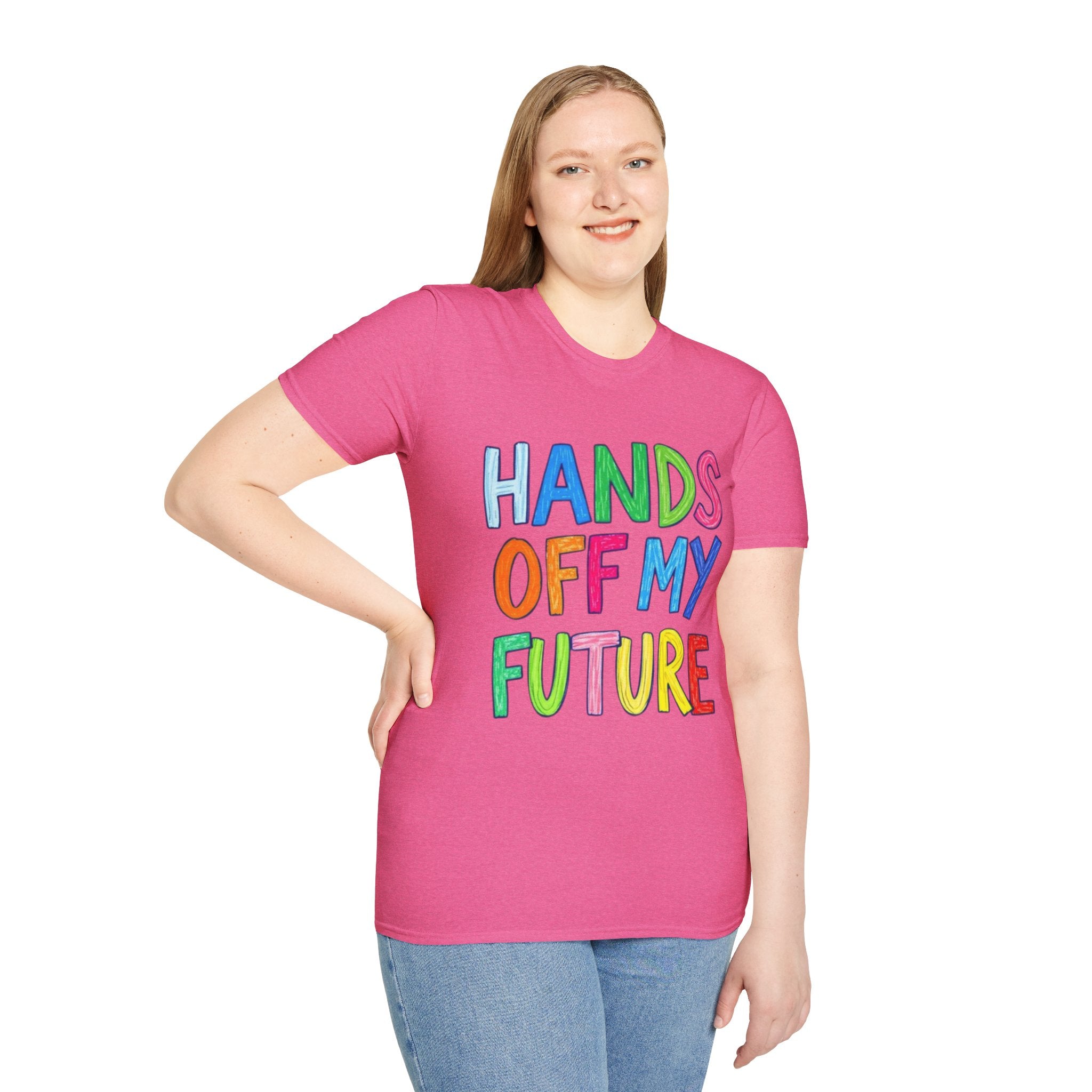 HANDS OFF MY FUTURE Political Statement T-Shirt