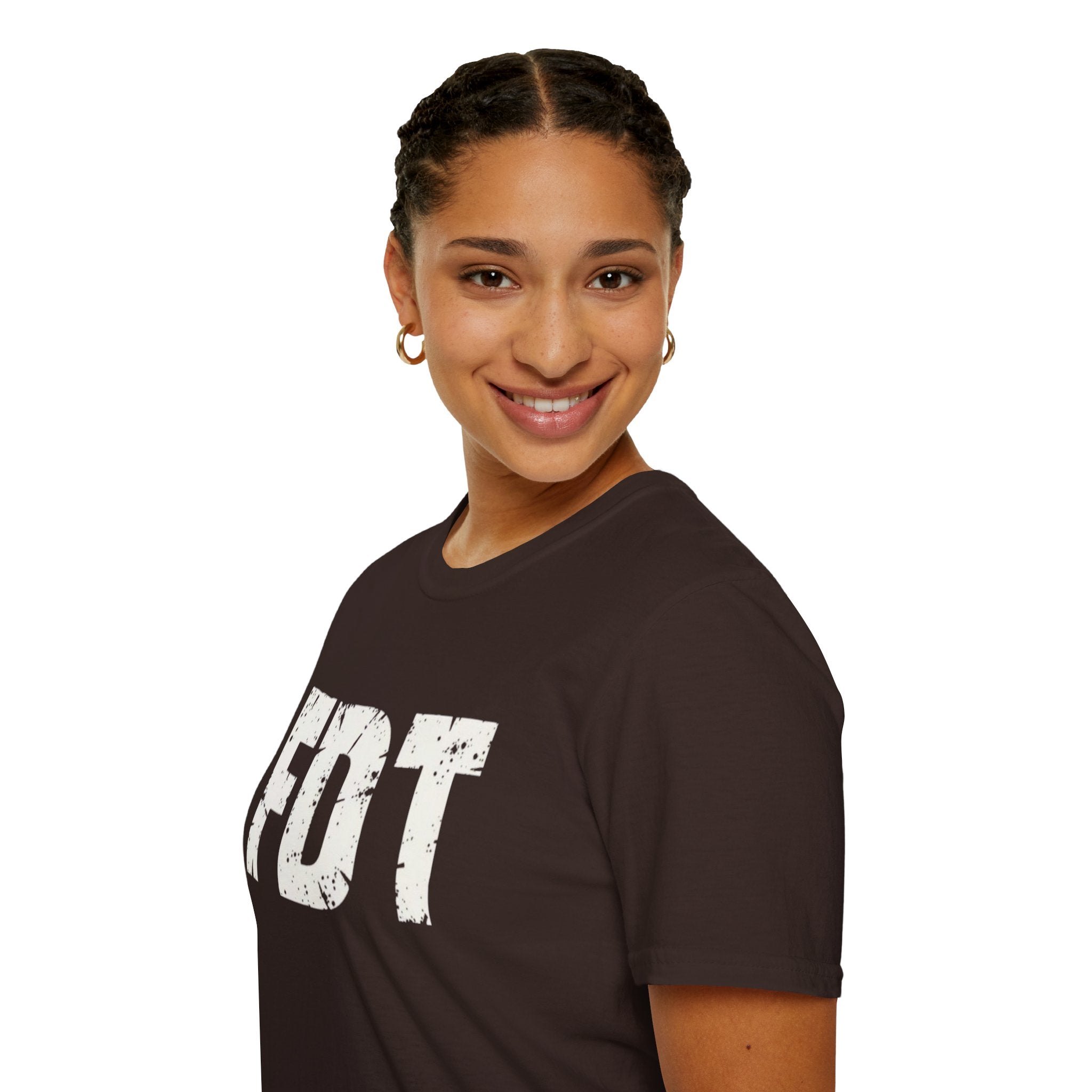 FDT Political Protest Distressed Graphic T-Shirt