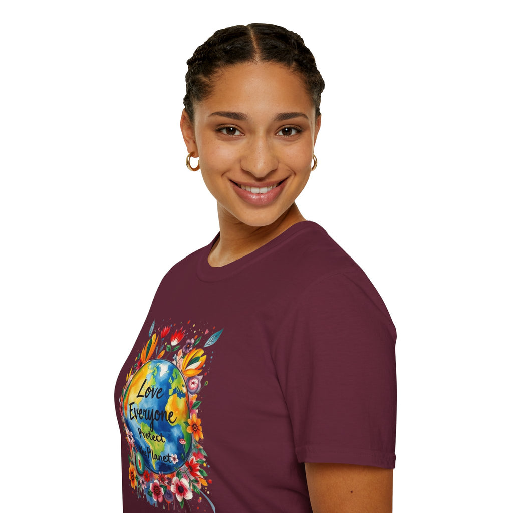 Love Everyone Protect The Planet T-Shirt