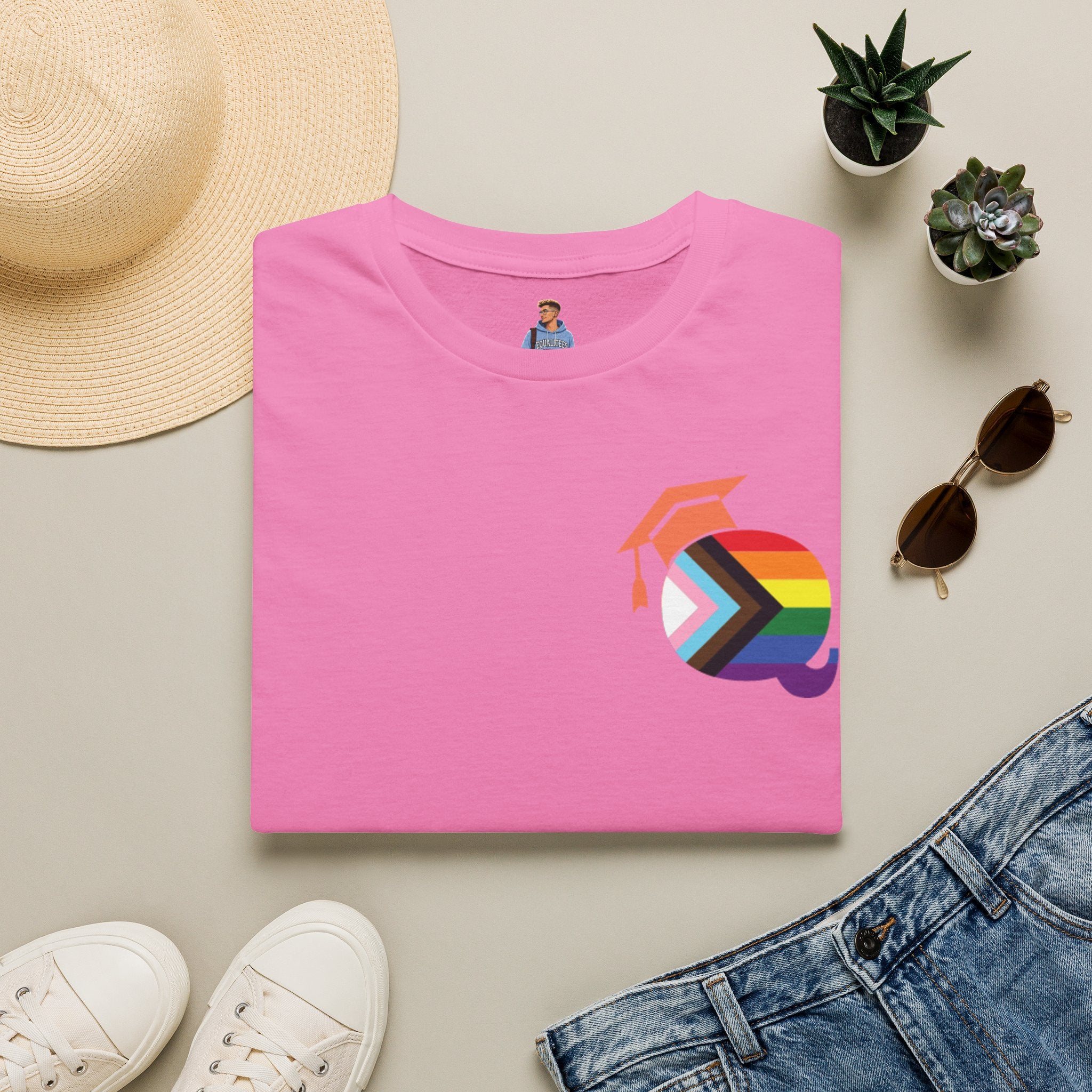 TWQ - Teaching While Queer Unisex Softstyle Logo T-shirt