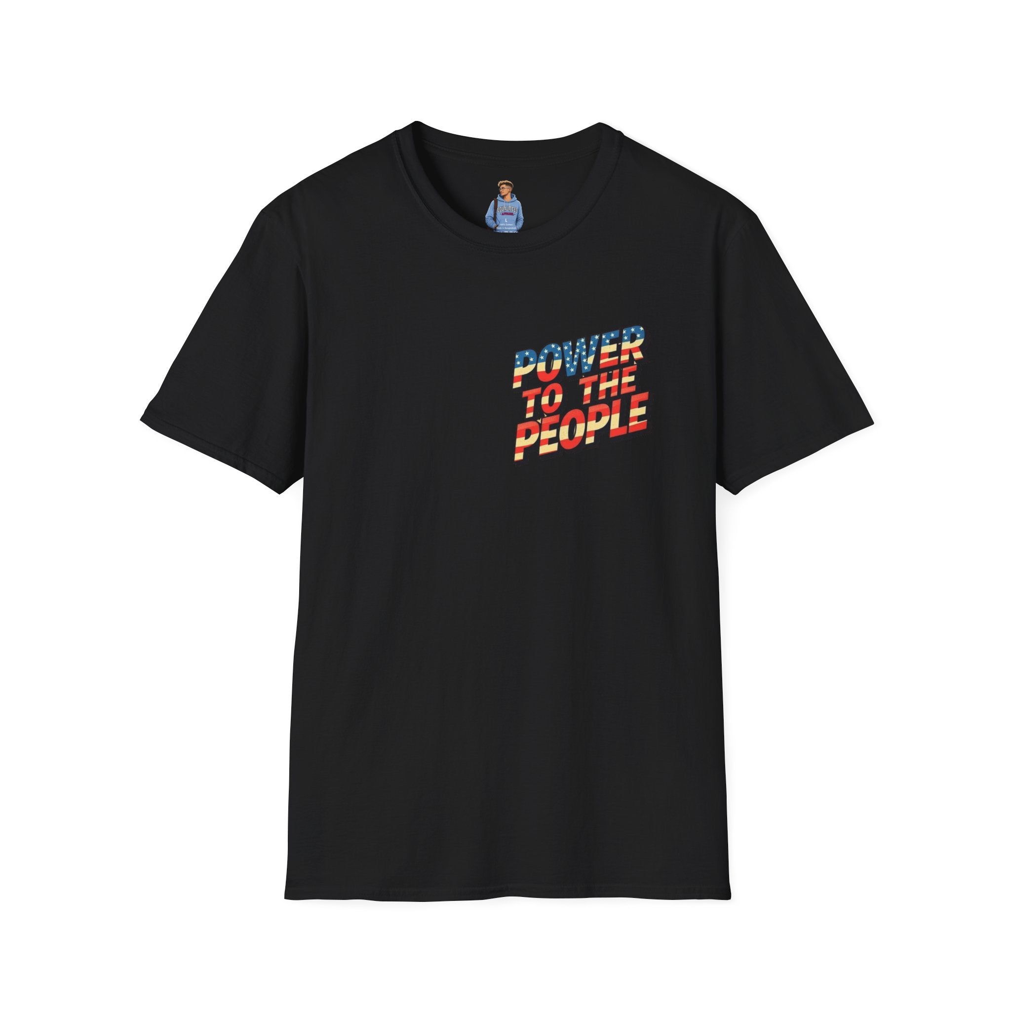 Camiseta unisex de estilo suave Power to the People, camiseta clásica de protesta