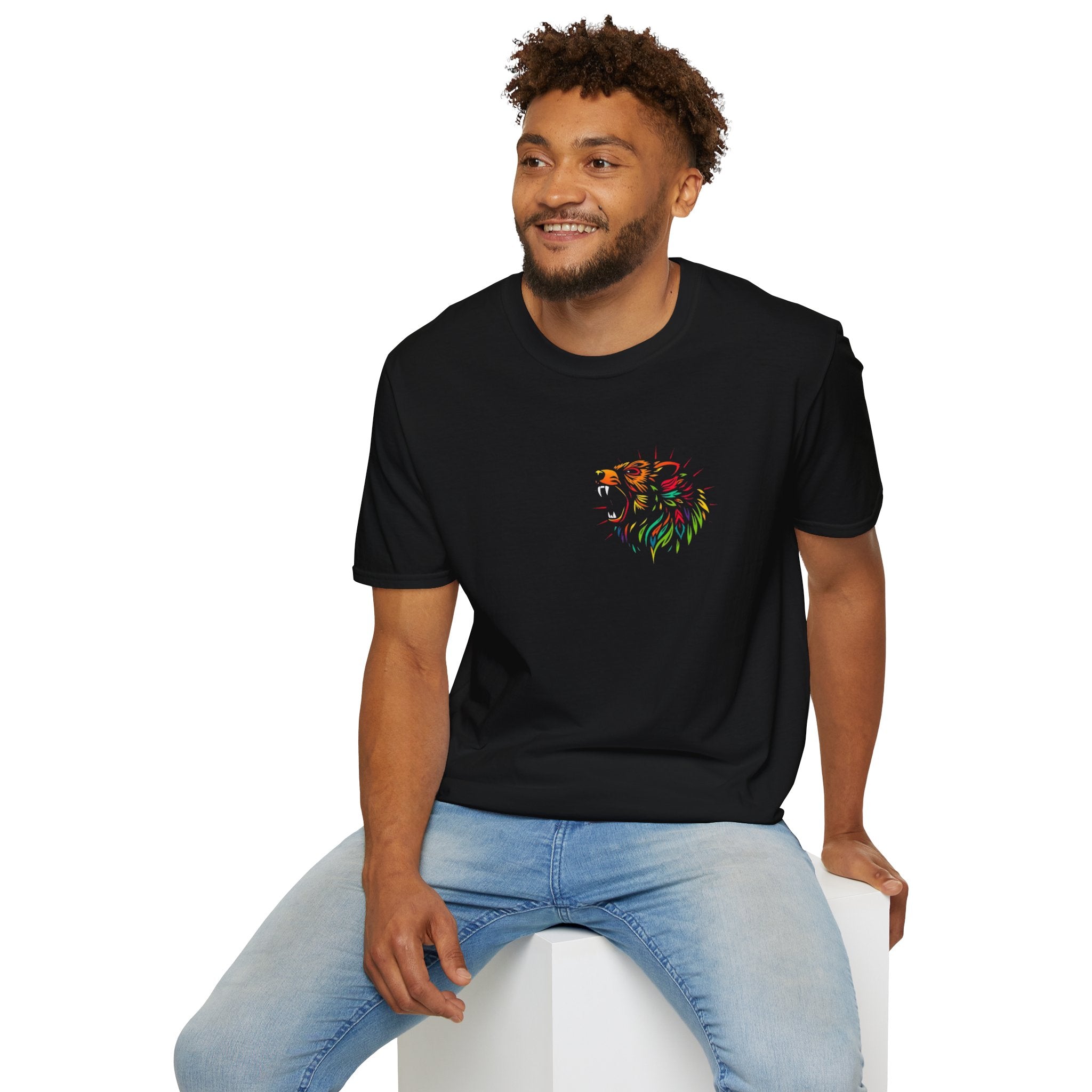 Native Bear Pride Unisex Softstyle T-shirt