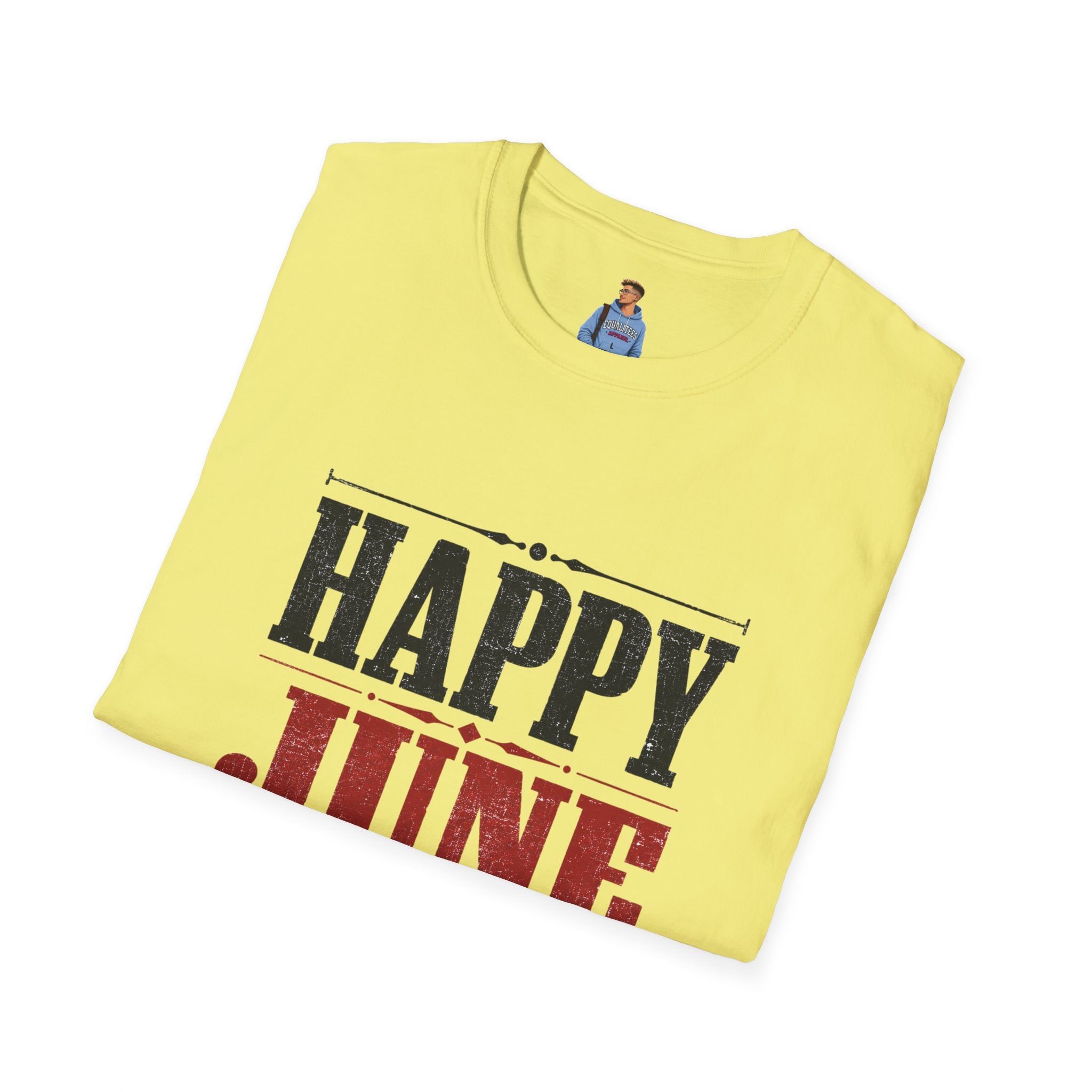 Juneteenth T-Shirt — "Happy Juneteenth" Celebration Tee