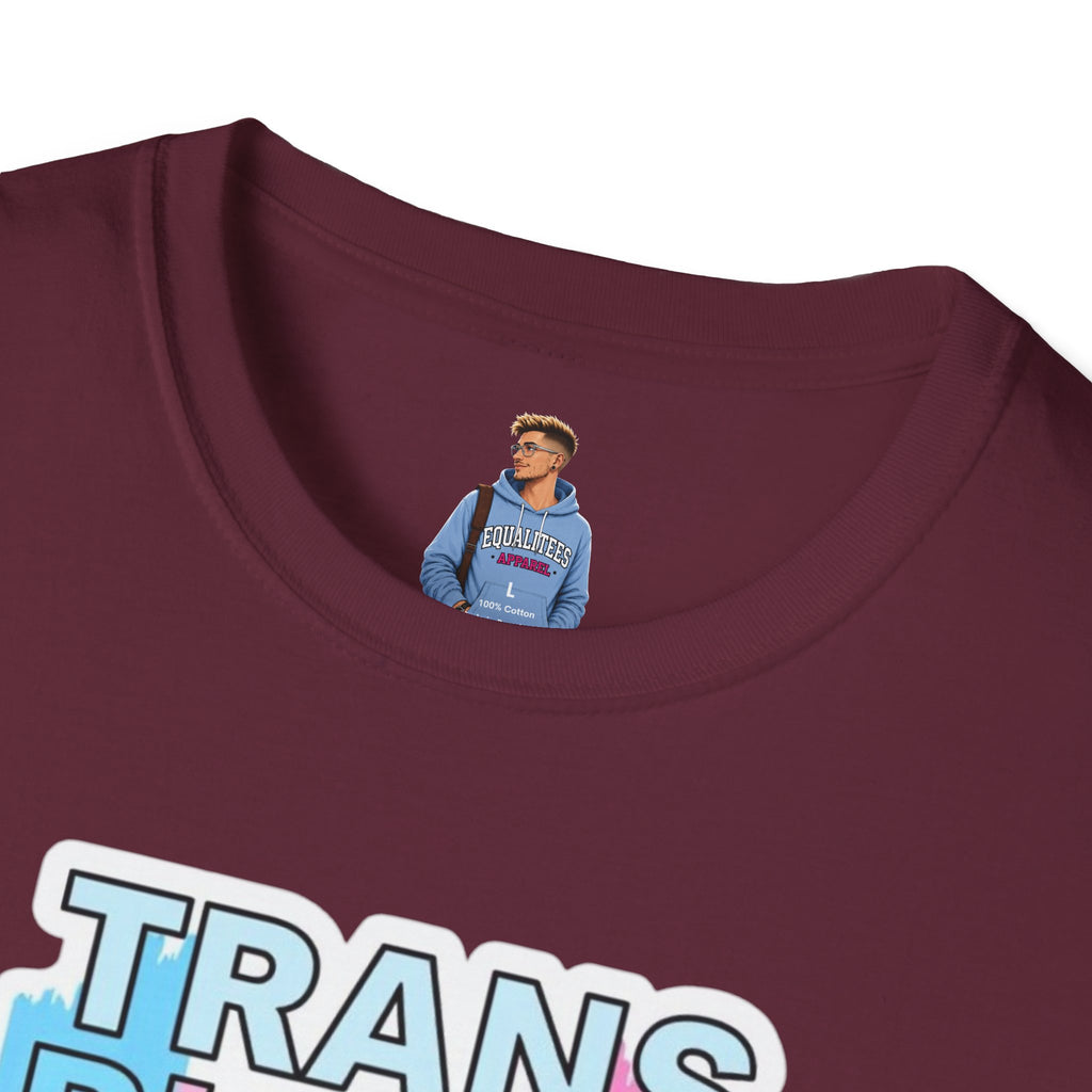 Trans Rights Unisex Softstyle T-Shirt - Support Equality & Trans Rights