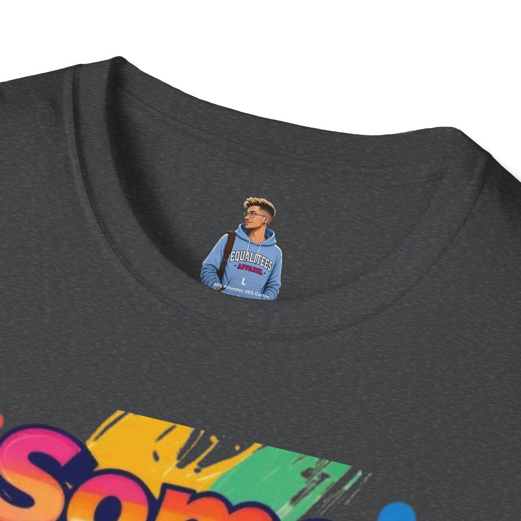 Some People Are Queer T-Shirt Rainbow Graphic