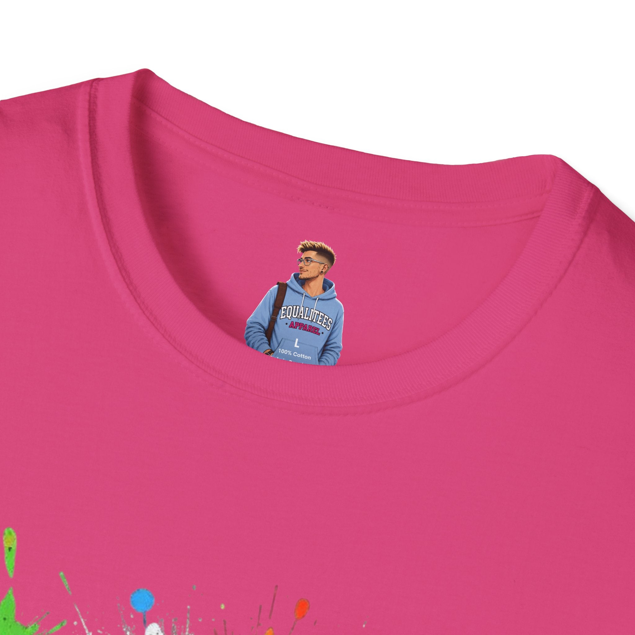Bold Rainbow WTF Color Splash T-Shirt