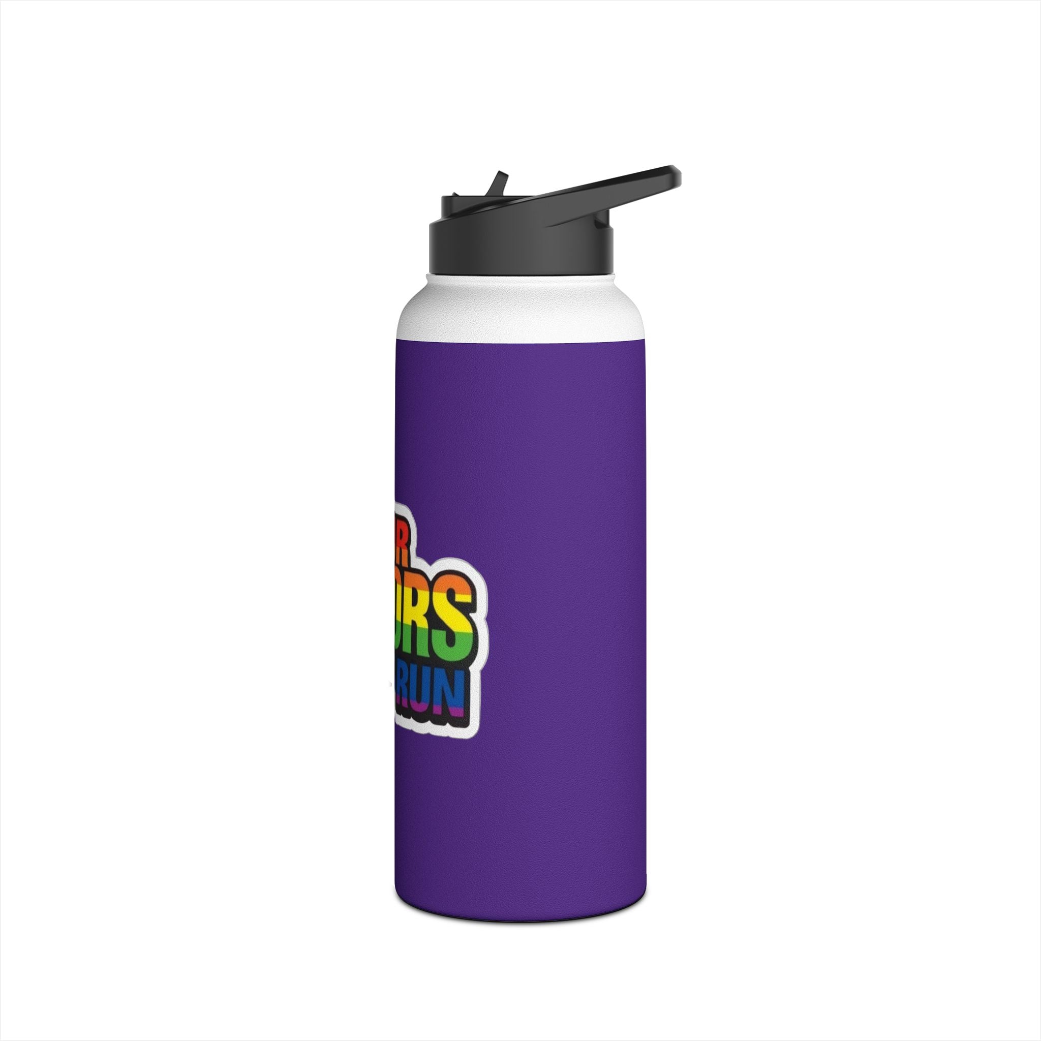 Teaching While Queer Stainless Steel Water Bottle - Perfect for Educators and Allies - EqualiTees.Me