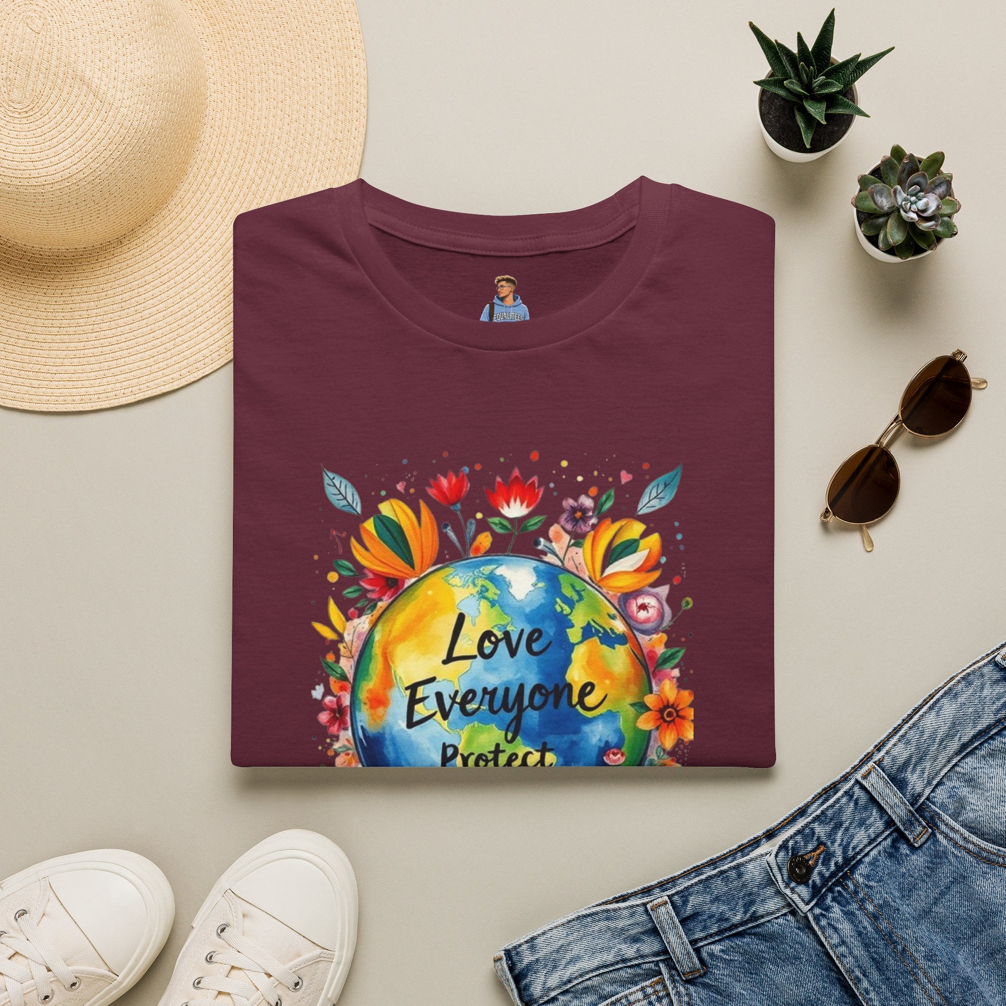 Love Everyone Protect The Planet T-Shirt