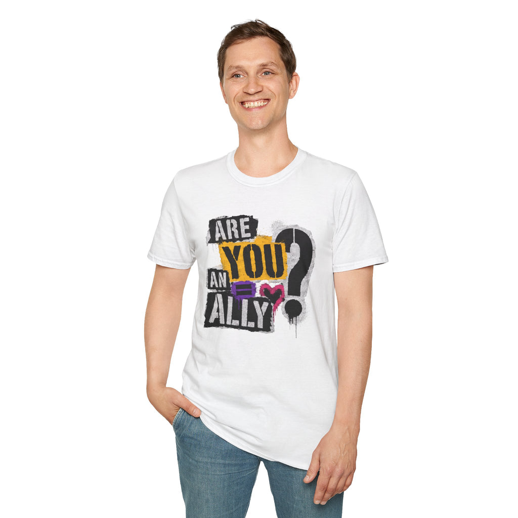 Are You An Ally? Graphic T‑Shirt — Pride & Allyship Tee