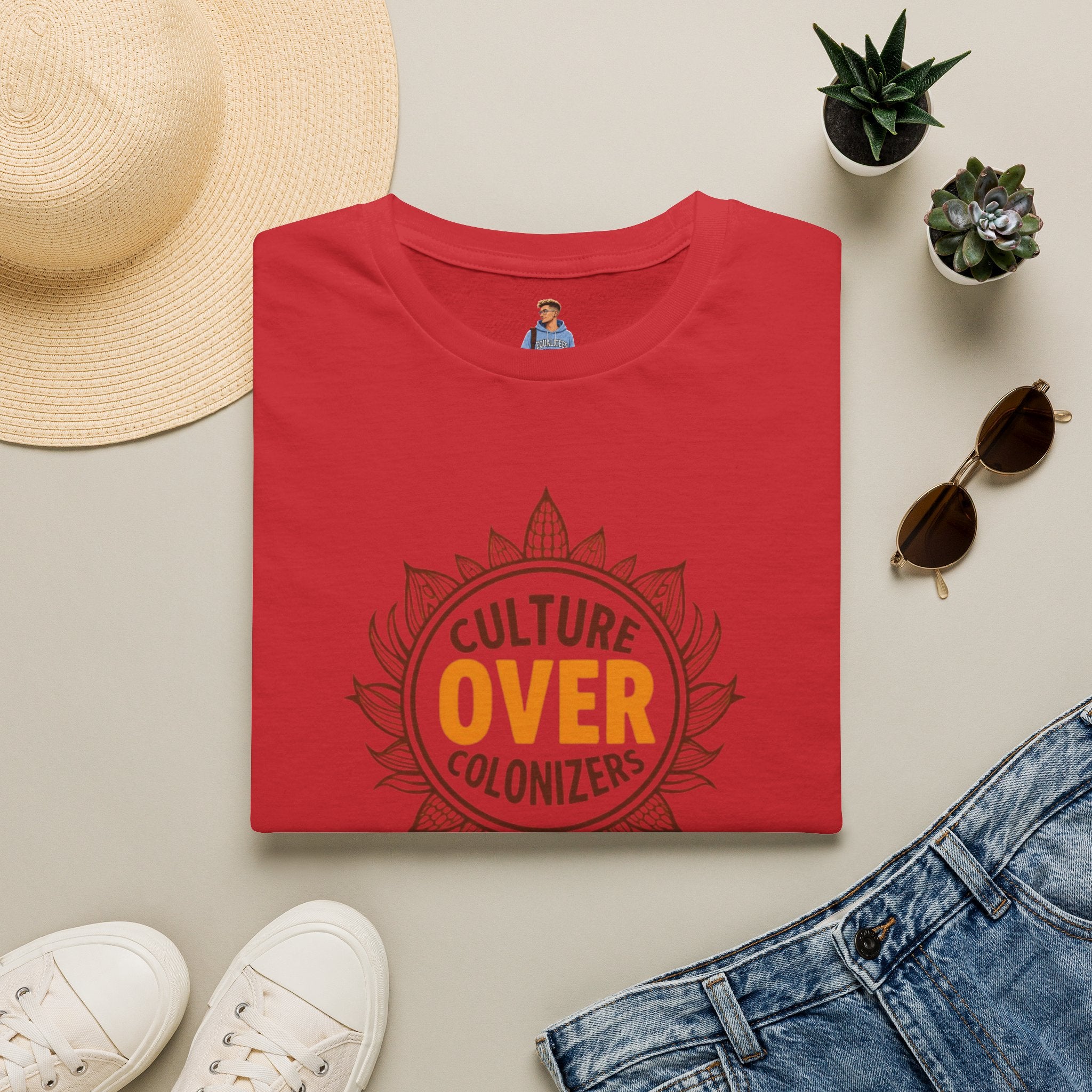 Culture Over Colonizers Unisex Softstyle T-Shirt