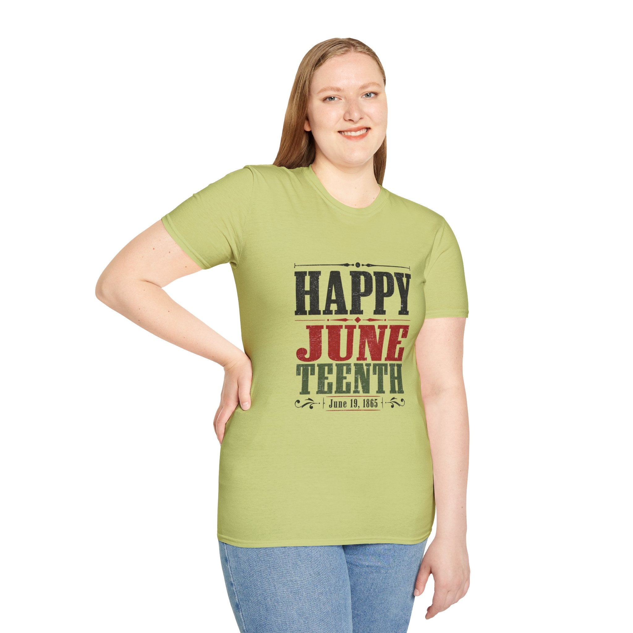 Juneteenth T-Shirt — "Happy Juneteenth" Celebration Tee