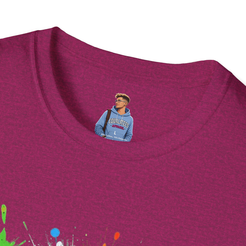 Bold Rainbow WTF Color Splash T-Shirt