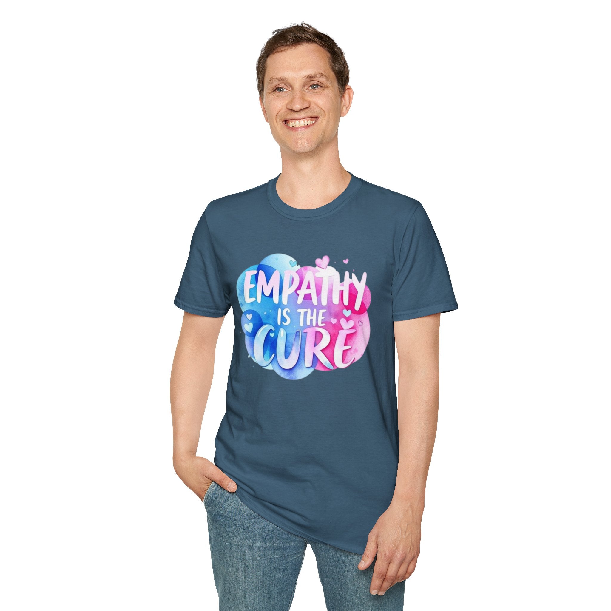 Empathy is the Cure Unisex Softstyle T-Shirt - Comfortable and Inspirational Tee for Everyday Wear