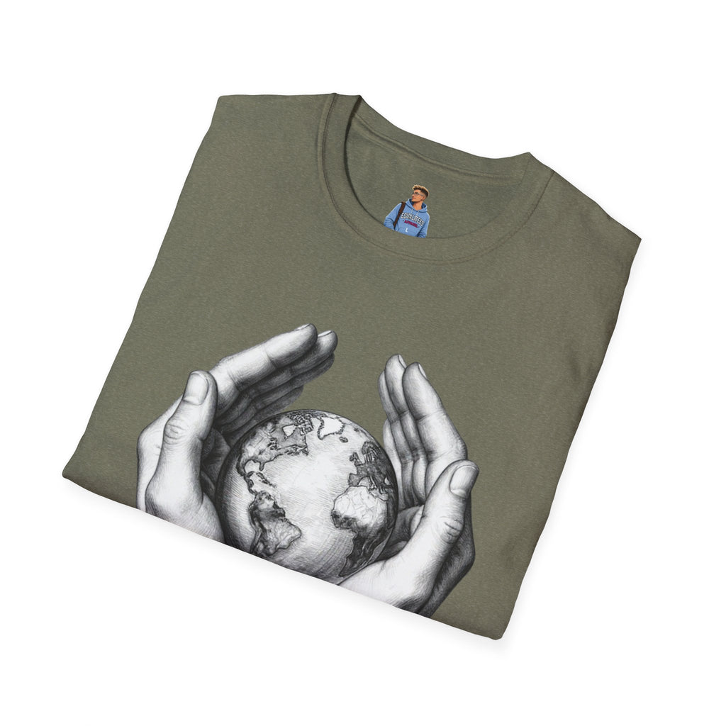 Earth in Your Hands T-Shirt — Protect the Planet Graphic Tee