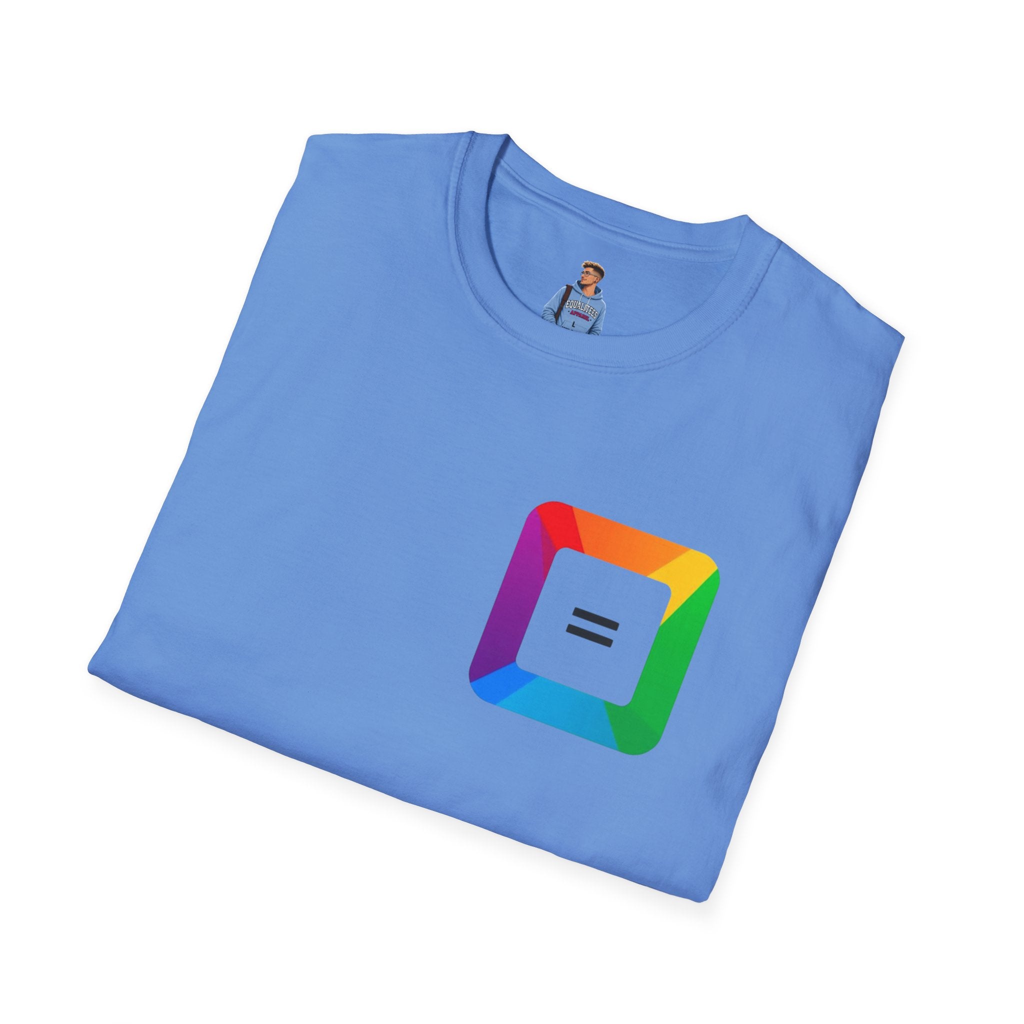 Pride-Theme Unisex Softstyle T-Shirt - "True freedom is Equality for ALL"