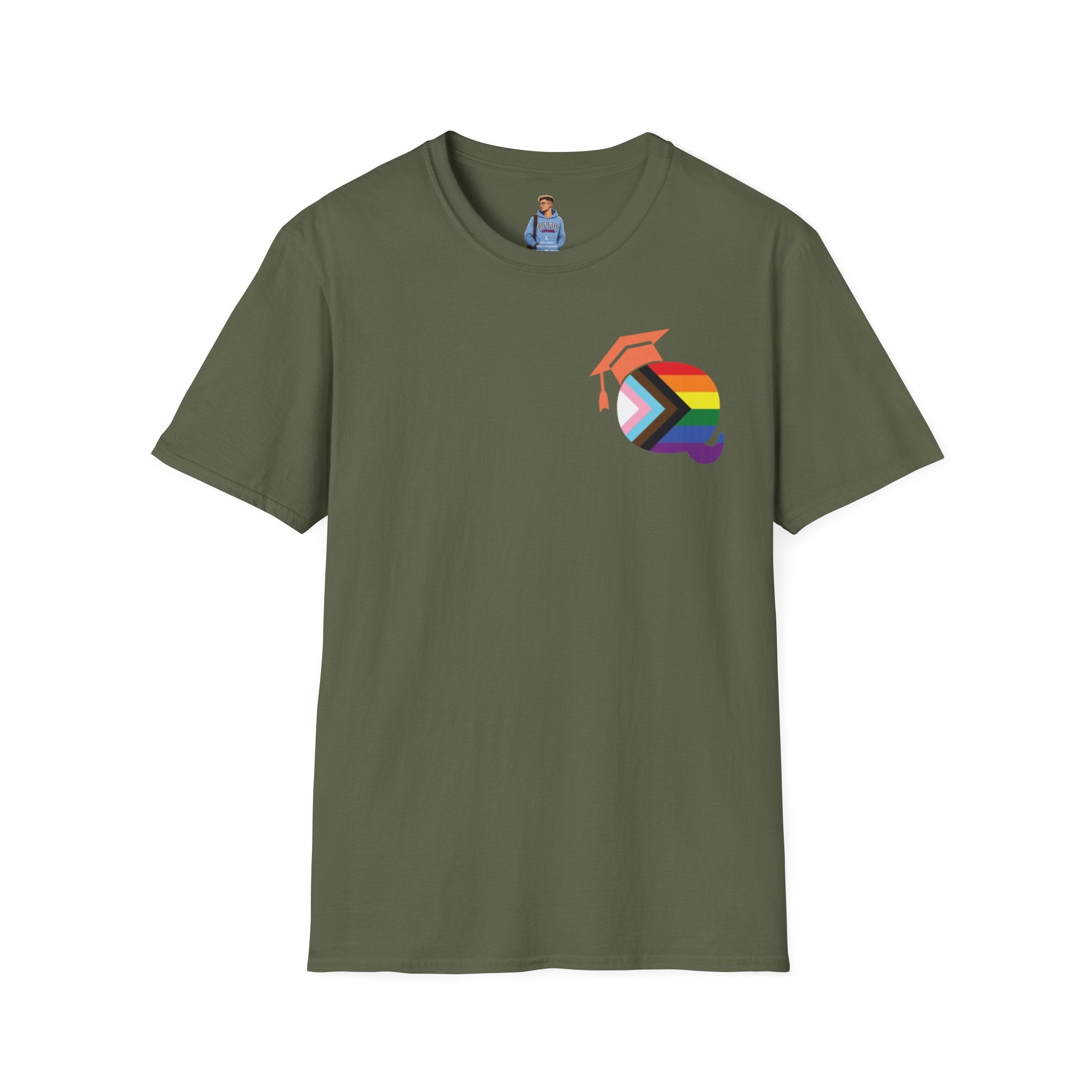 TWQ - Teaching While Queer Unisex Softstyle Logo T-shirt